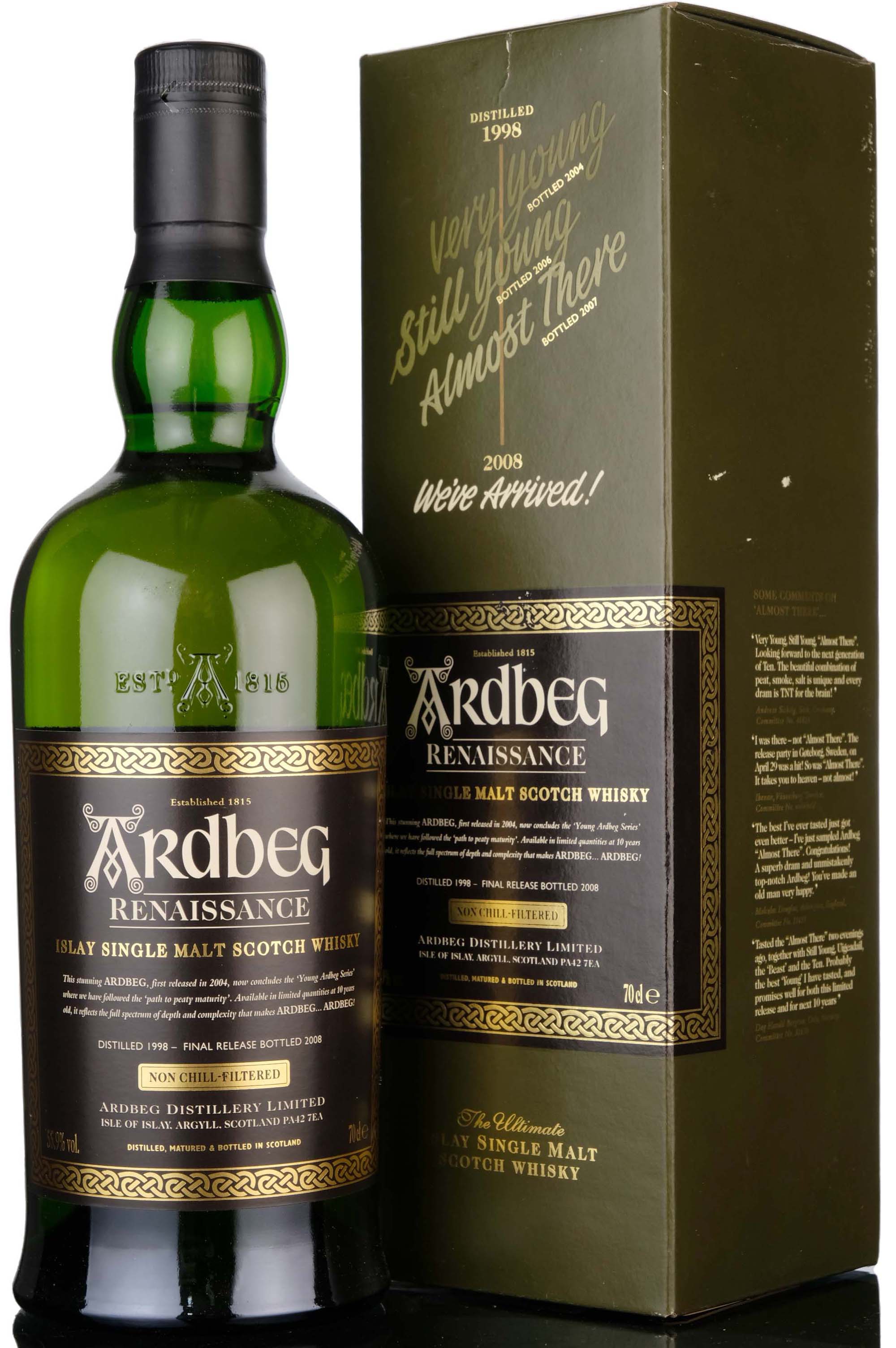 Ardbeg 1998-2008 - Renaissance - Final Release