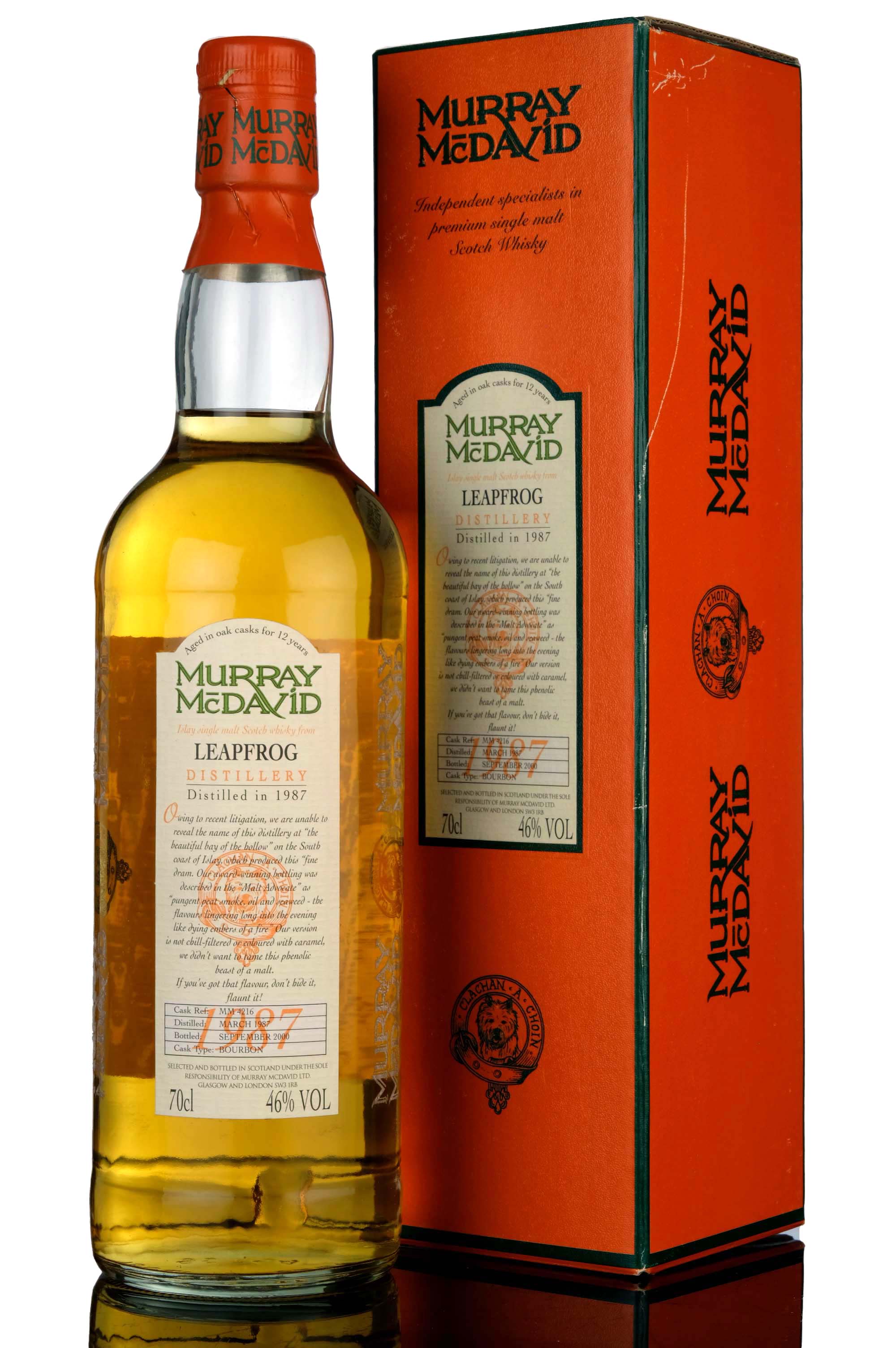 Leapfrog (Laphroaig) 1987-2000 - 12 Year Old  - Murray McDavid - Single Cask 4216