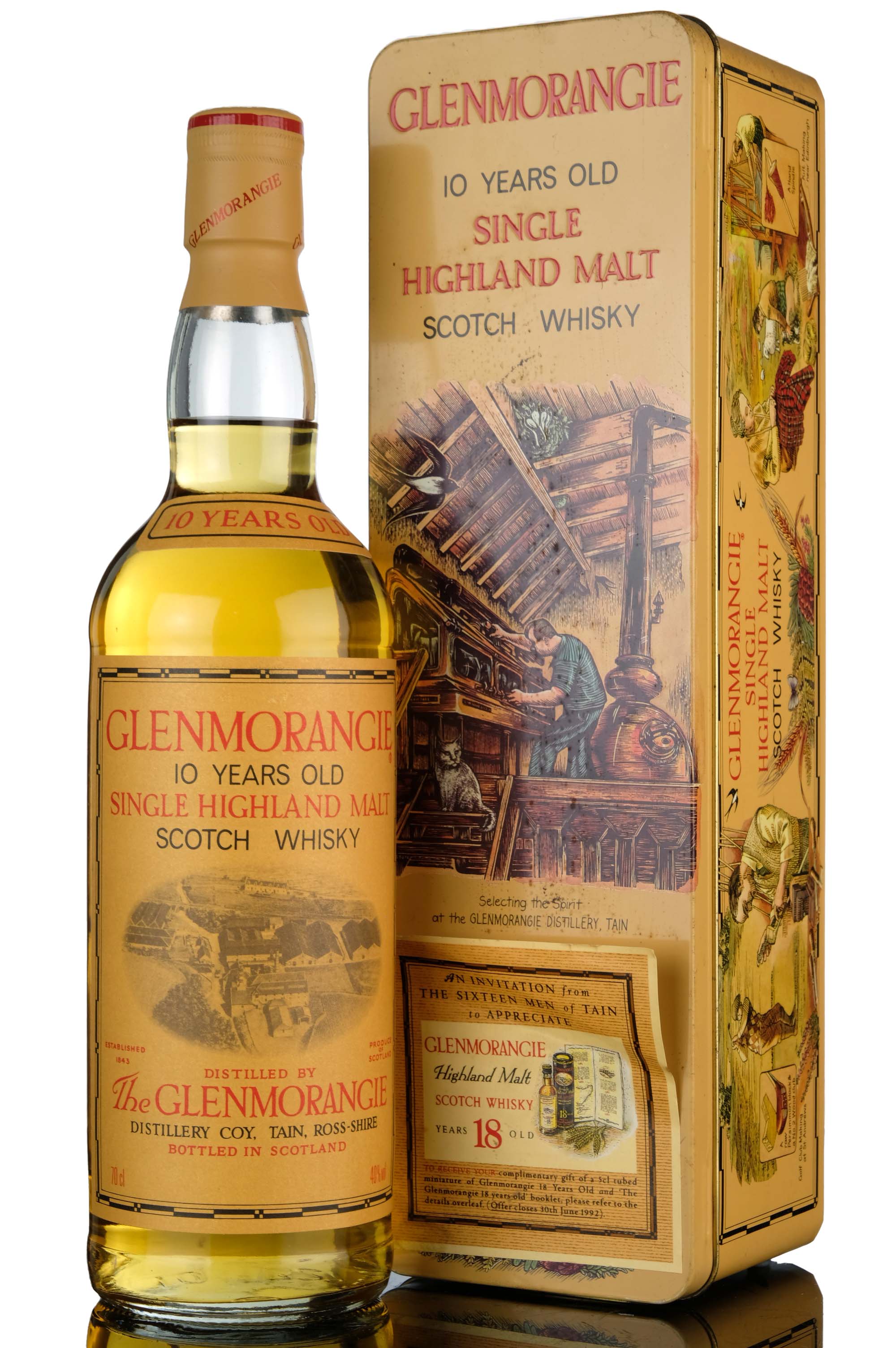 Glenmorangie 10 Year Old - Circa 1990