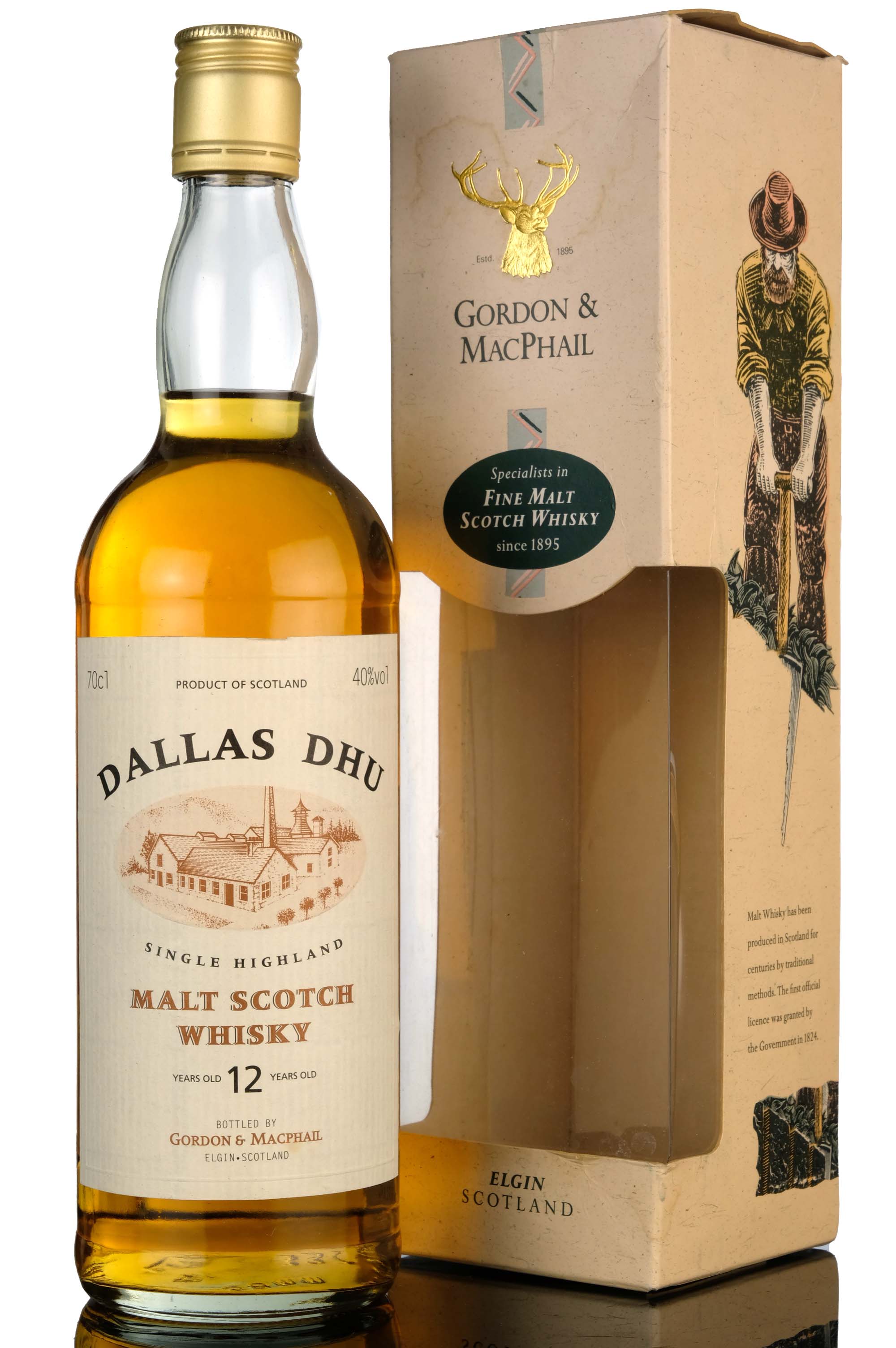 Dallas Dhu 12 Year Old - Gordon & MacPhail - 1990s