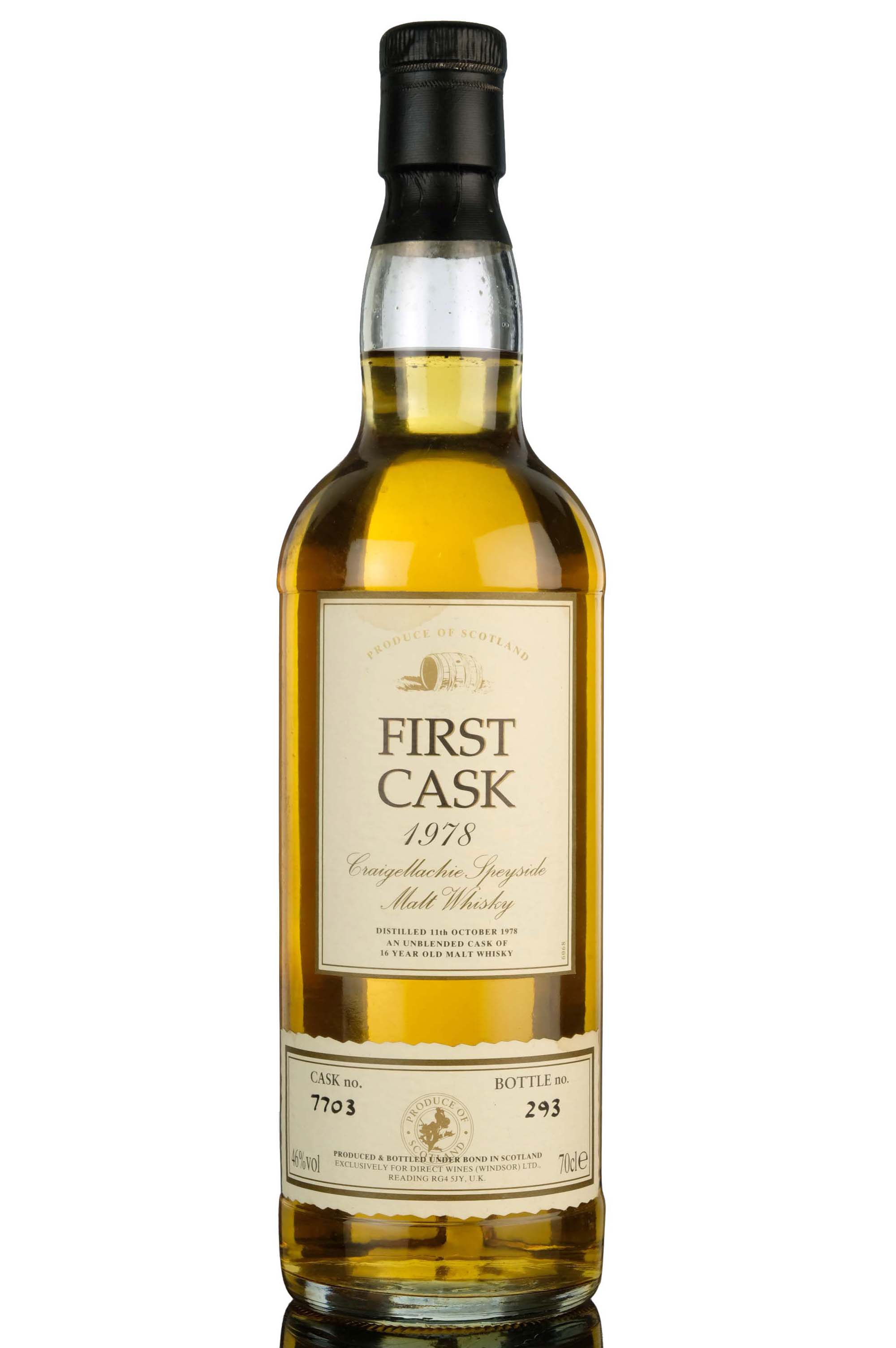 Craigellachie 1978 - 16 Year Old - First Cask - Single Cask 7703