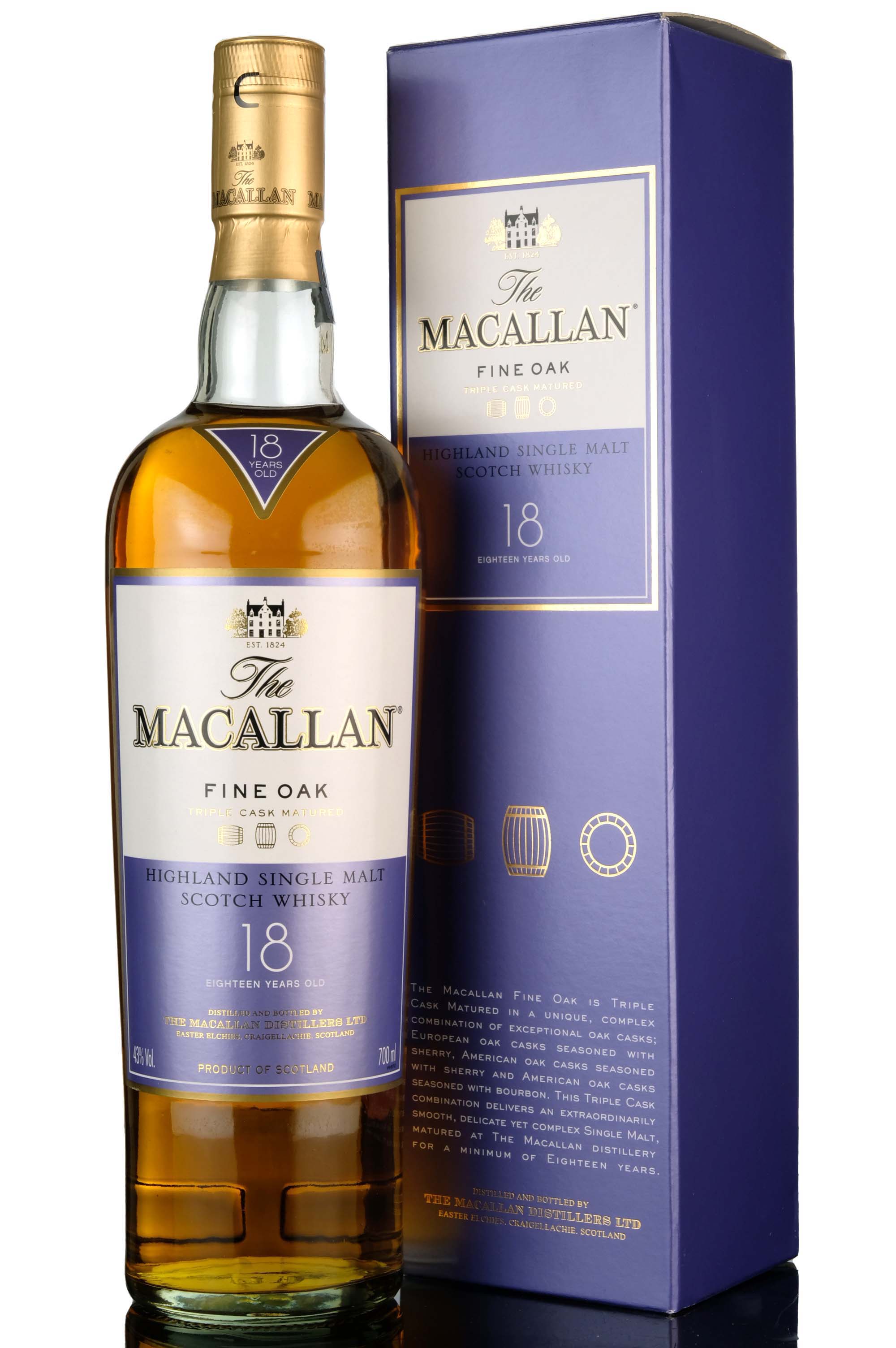 Macallan 18 Year Old - Fine Oak - Mid 2000s