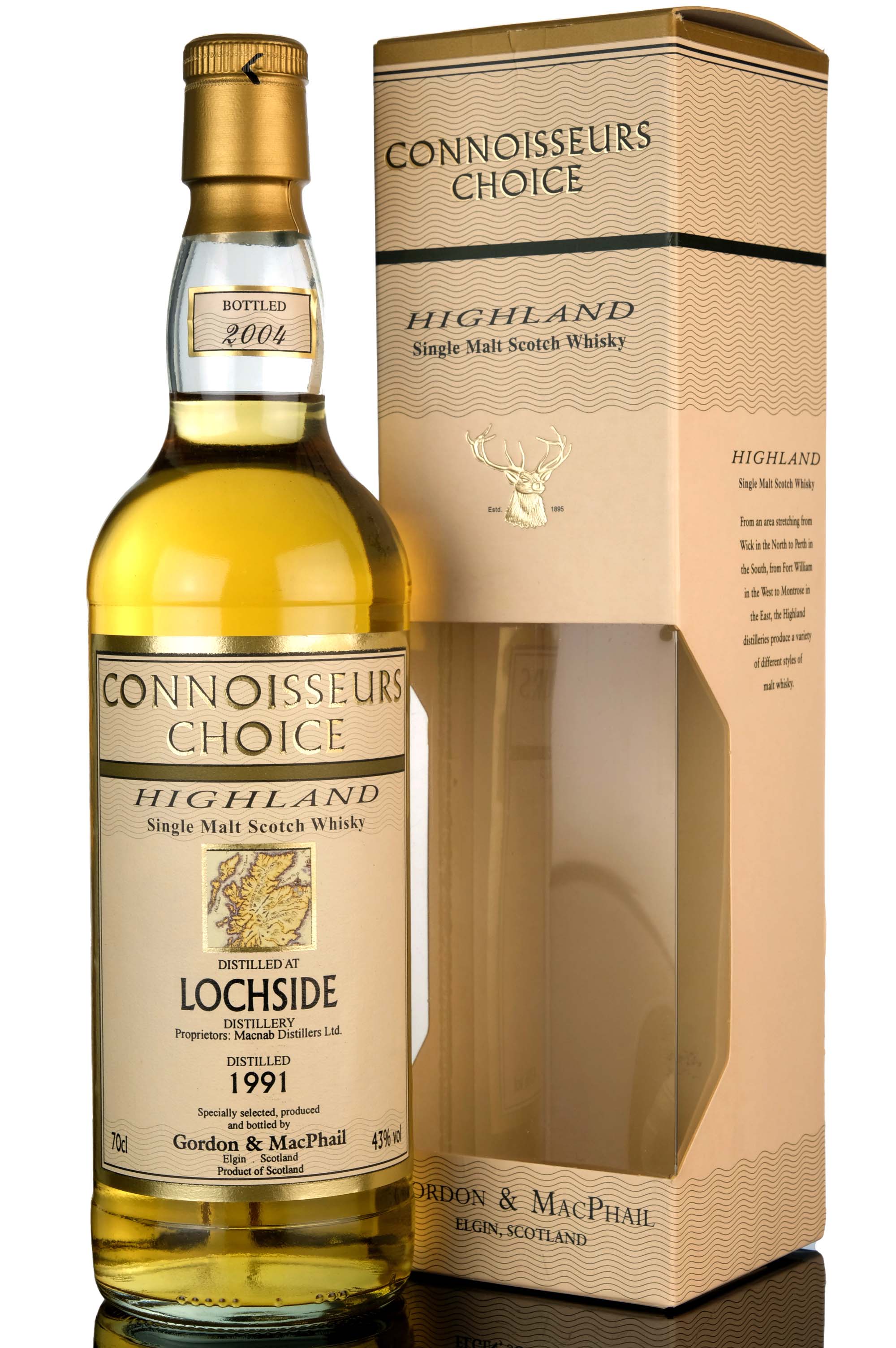 Lochside 1991-2004 - Gordon & MacPhail - Connoisseurs Choice