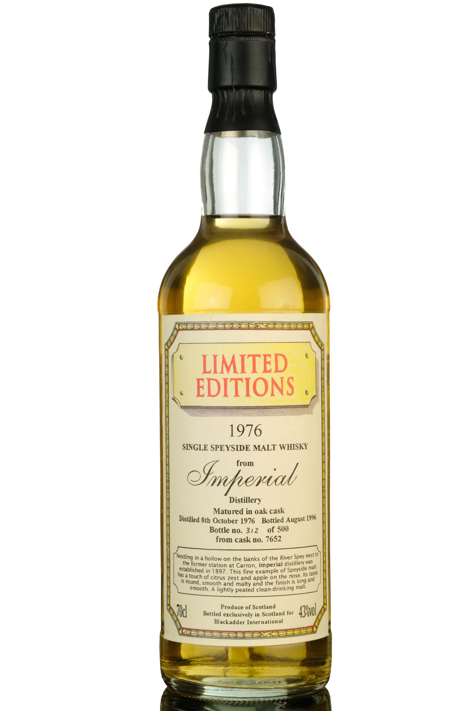 Imperial 1976-1996 - 19 Year Old - Blackadder - Single Cask 7652
