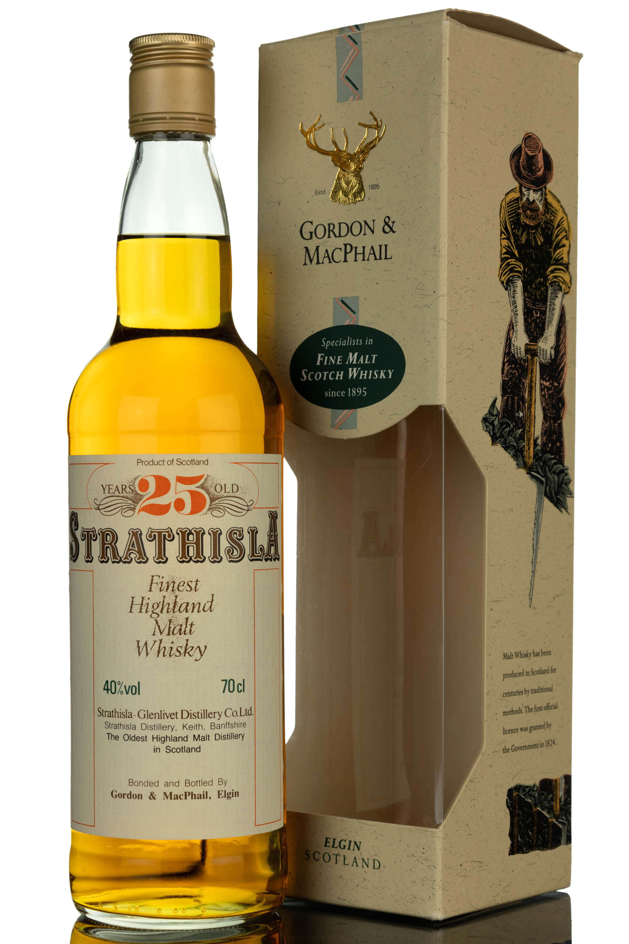 Strathisla 25 Year Old - Gordon & MacPhail - 1990s