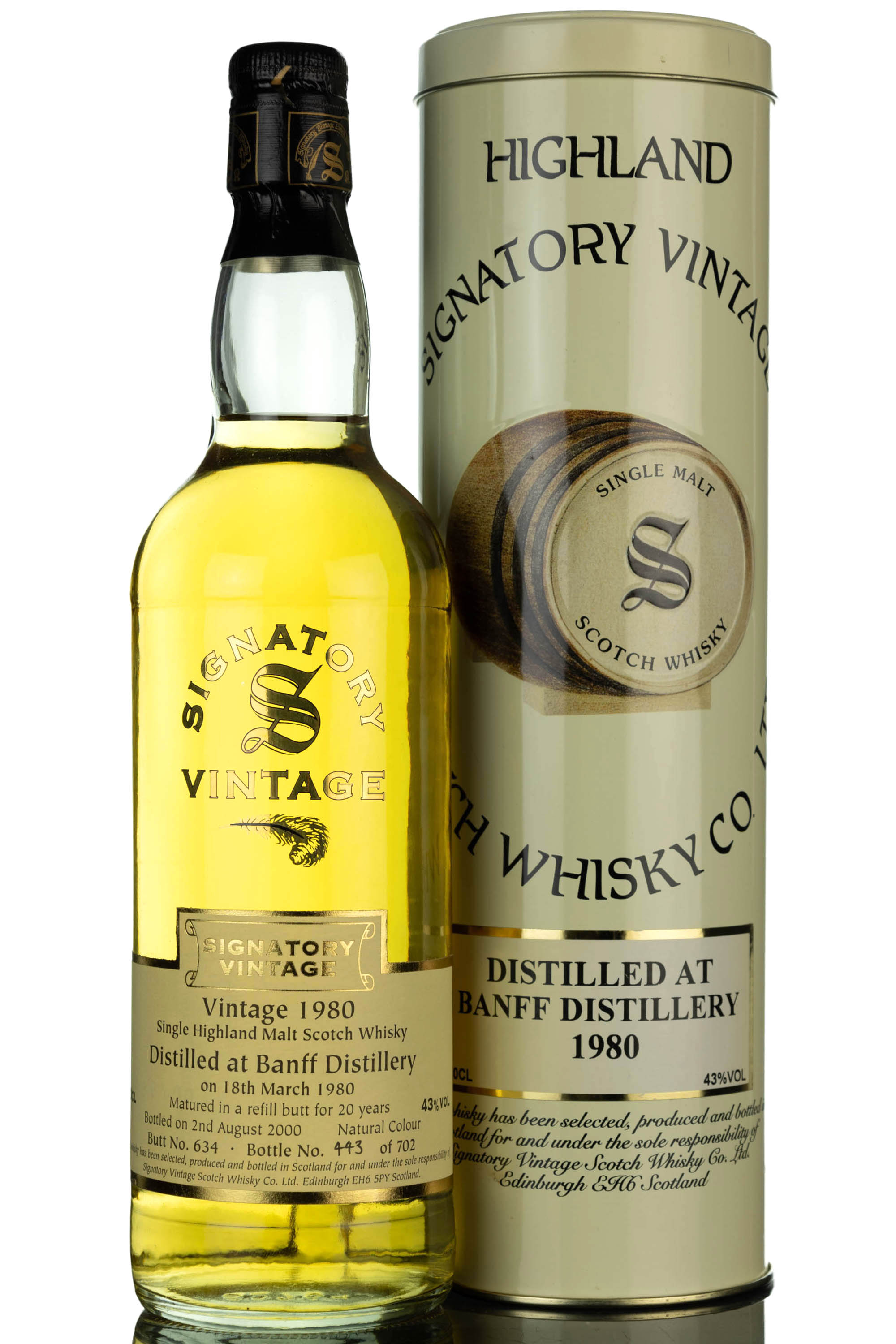 Banff 1980-2000 - 20 Year Old - Signatory Vintage - Single Cask 634