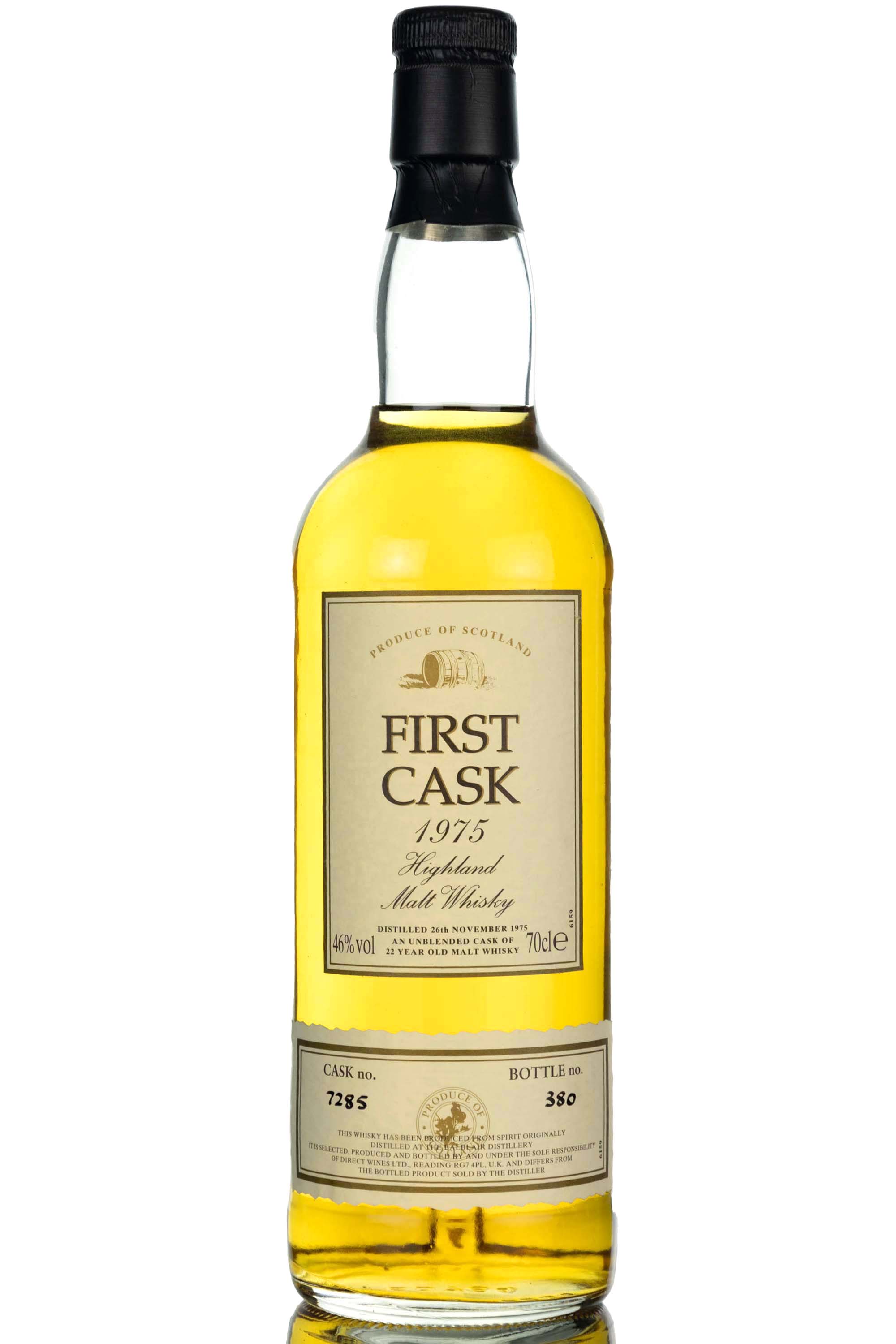 Balblair 1975 - 22 Year Old - First Cask - Single Cask 7285