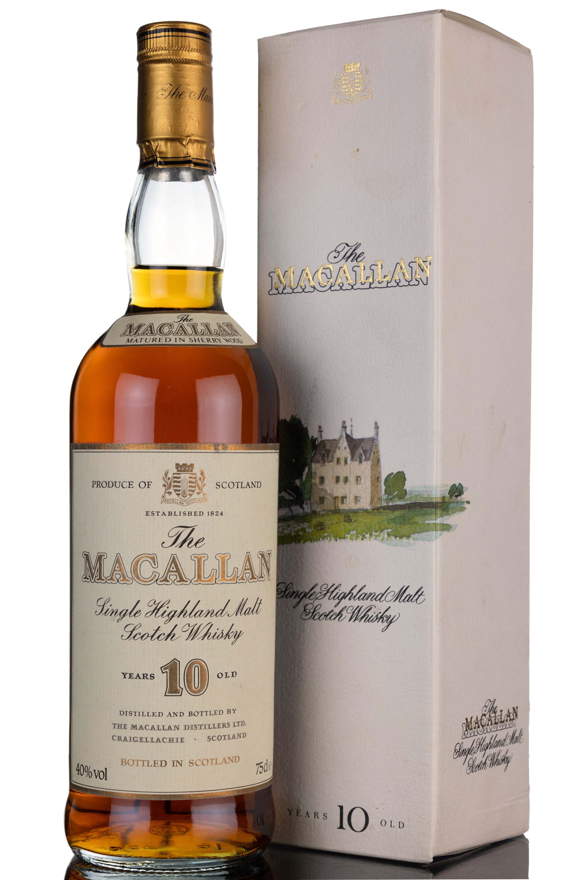 Macallan 10 Year Old - Sherry Cask - Circa 1990