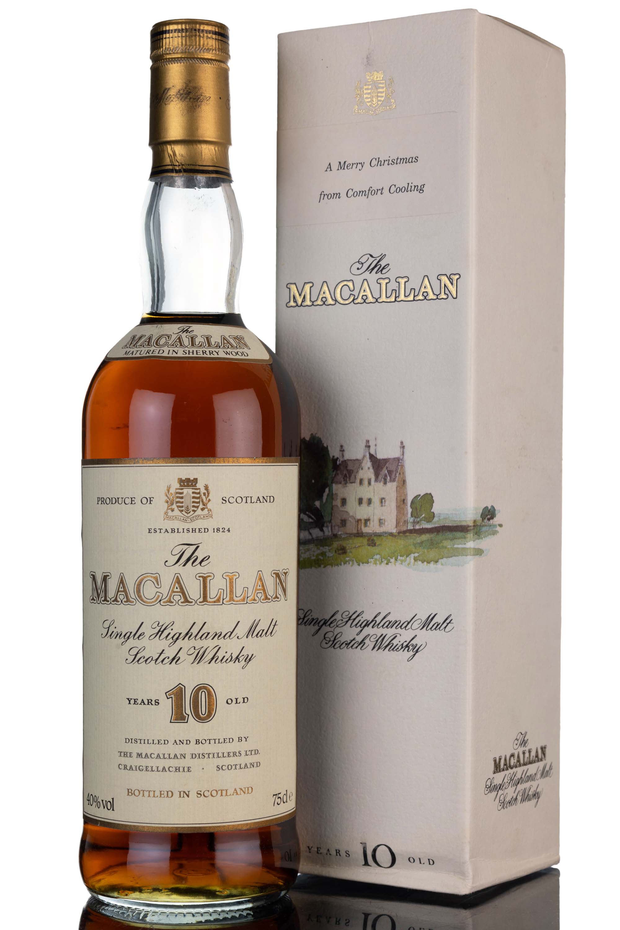 Macallan 10 Year Old - Sherry Cask - Circa 1990