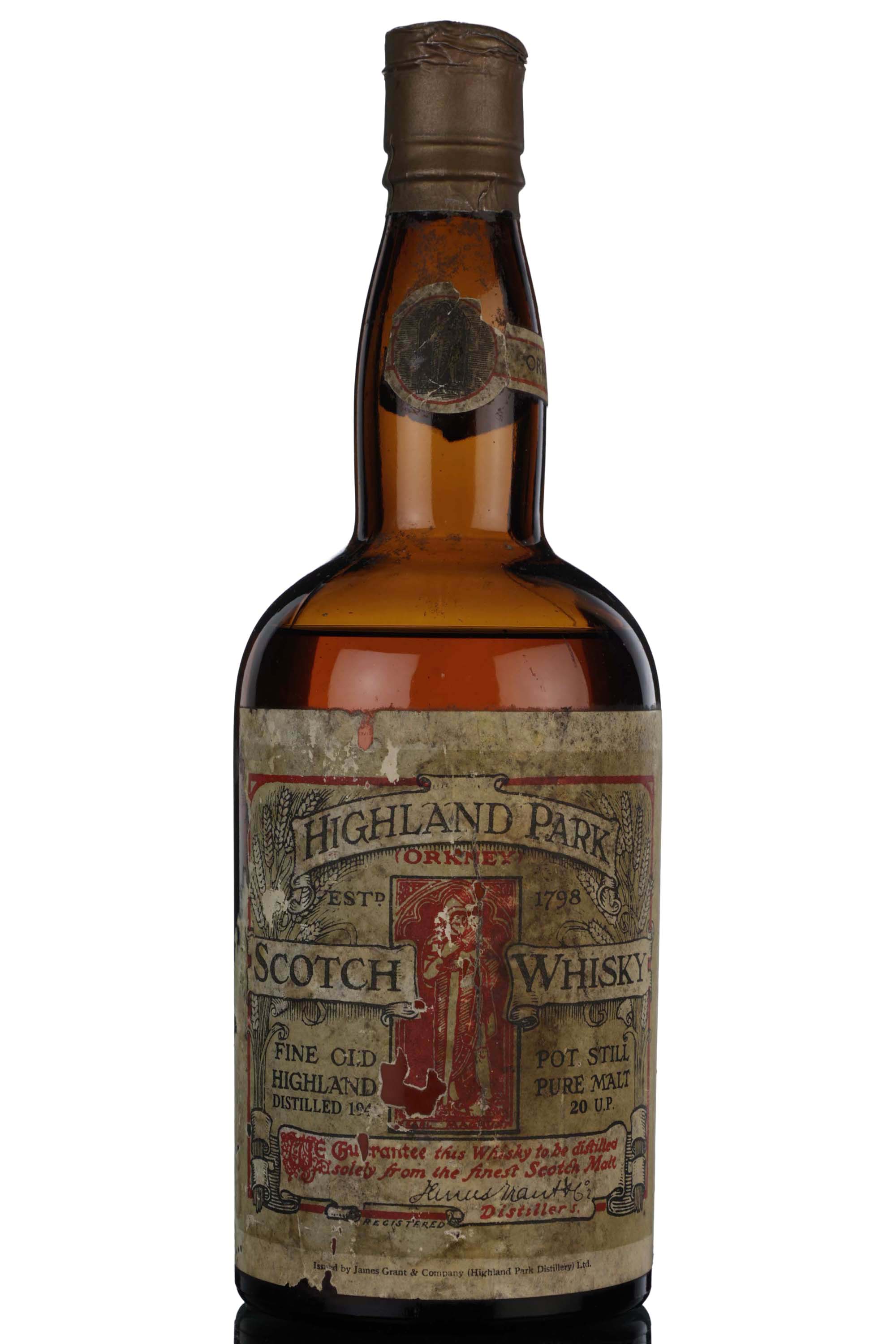 Highland Park 1941 - St Magnus - Pot Still Pure Malt