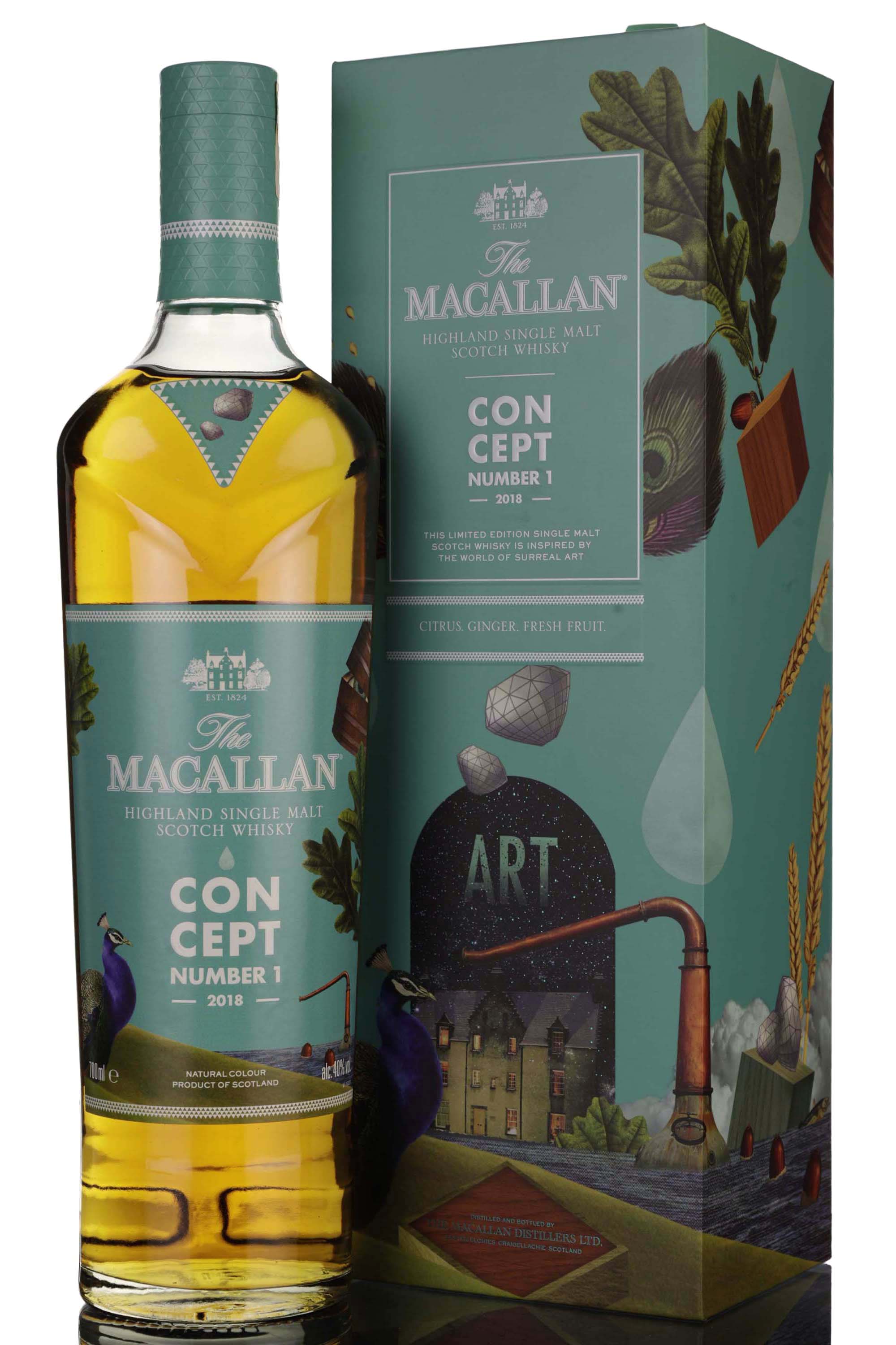 Macallan Concept Number 1 - The World Of Surreal Art - 2018 Release