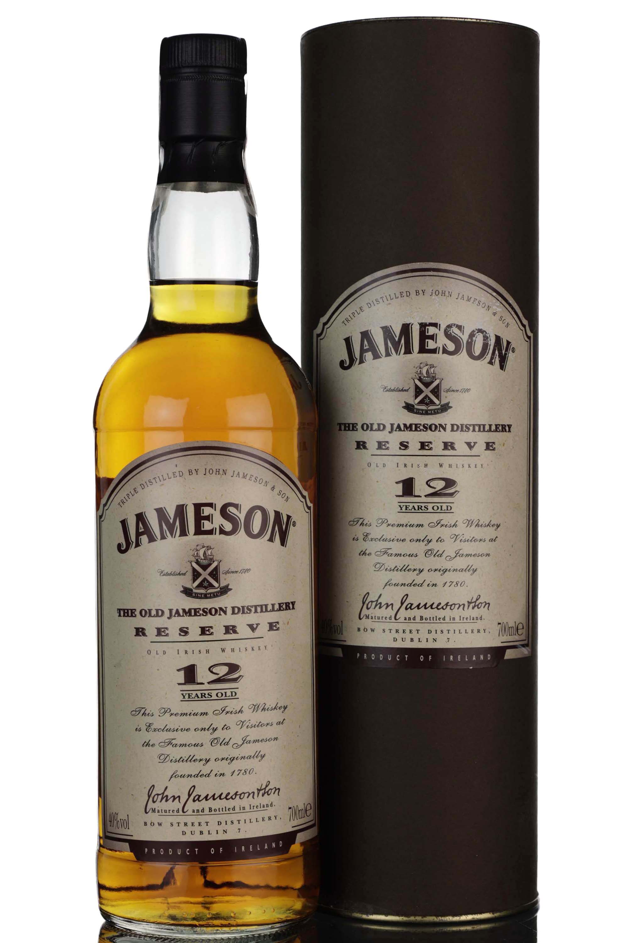 Jameson 12 Year Old - Reserve