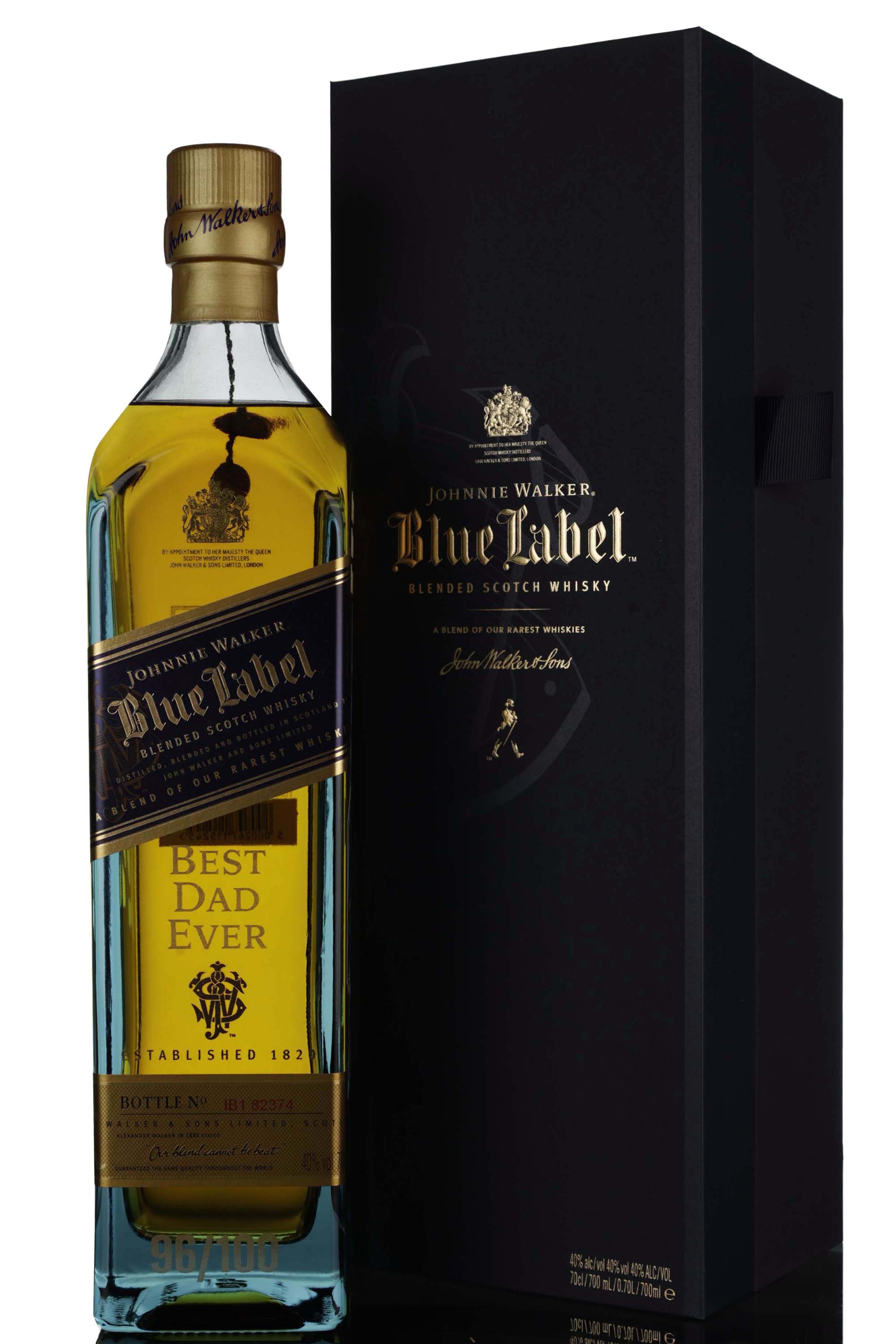 Johnnie Walker Blue Label - Engraved Best Dad Ever