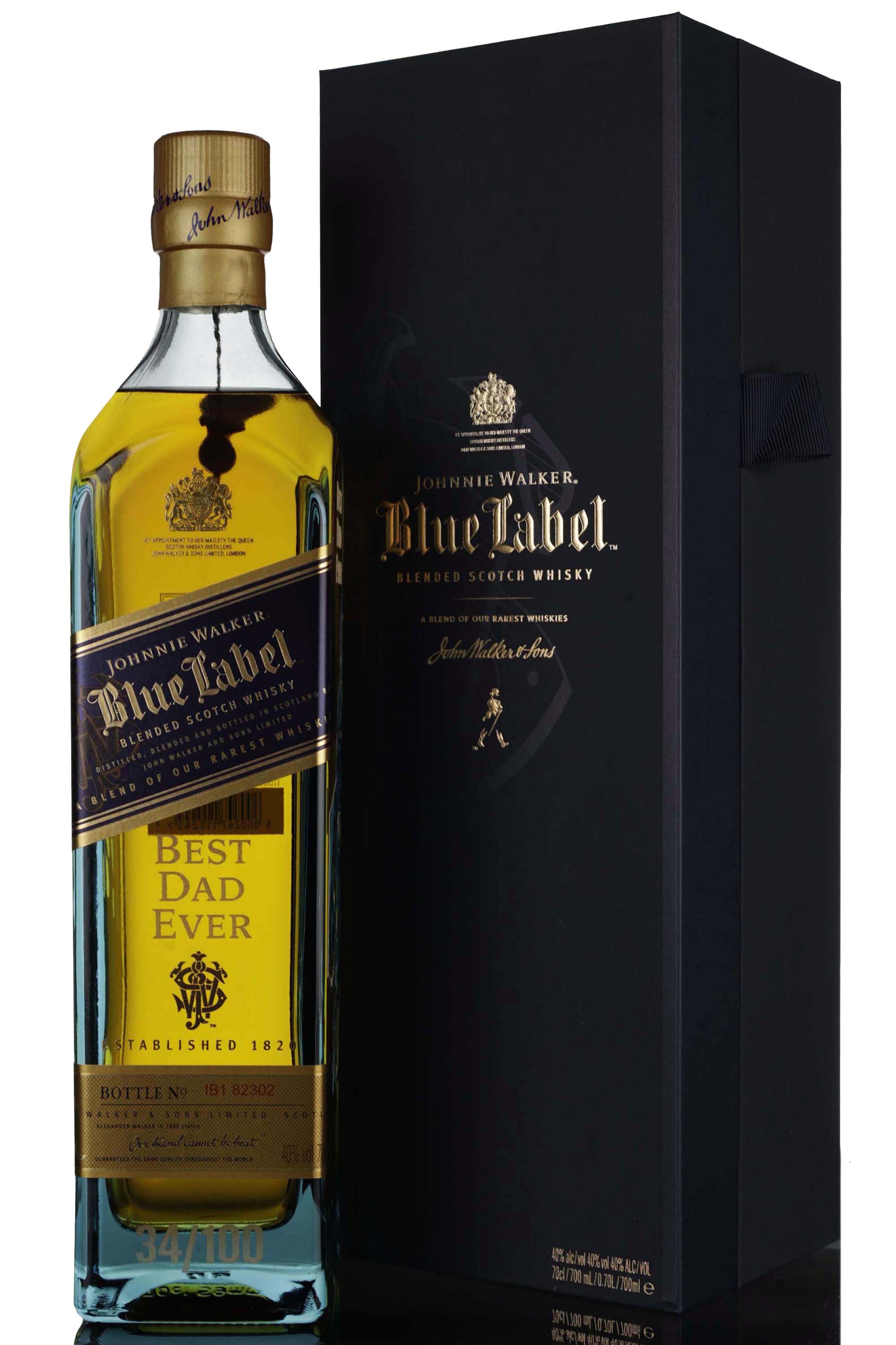 Johnnie Walker Blue Label - Engraved Best Dad Ever