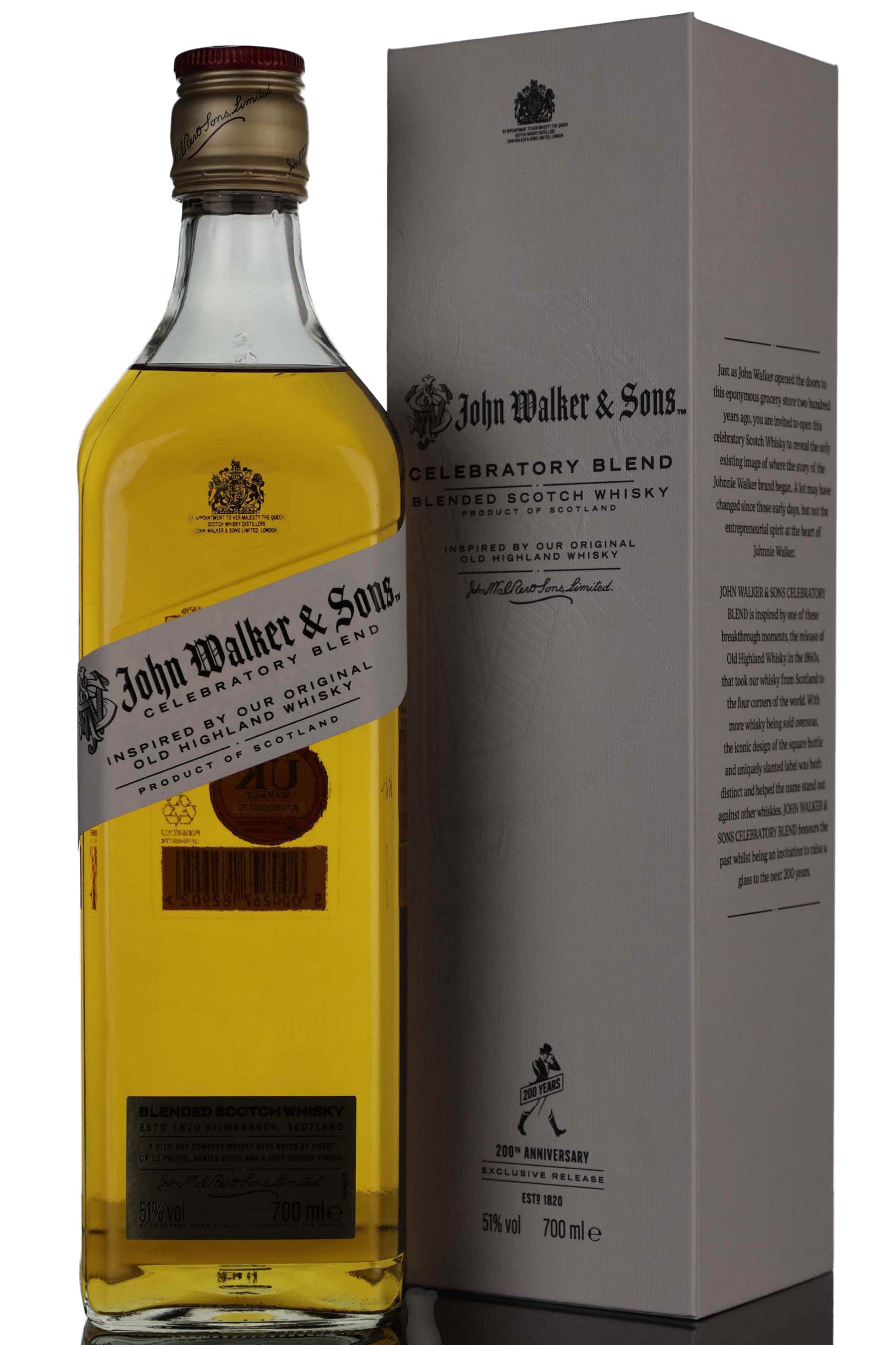 Johnnie Walker Celebratory Blend - 200th Anniversary Exclusive Release 1820-2020