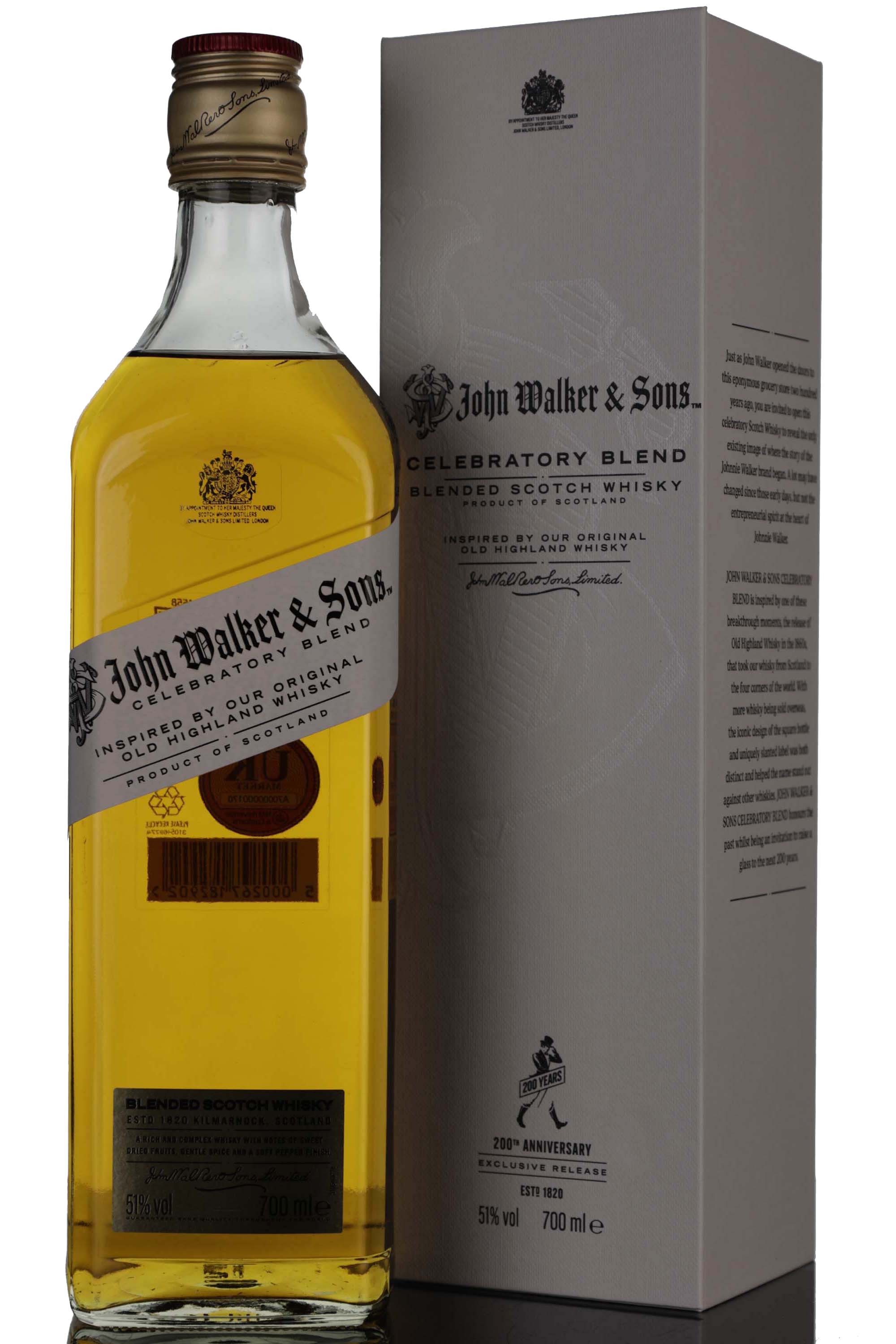 Johnnie Walker Celebratory Blend - 200th Anniversary Exclusive Release 1820-2020