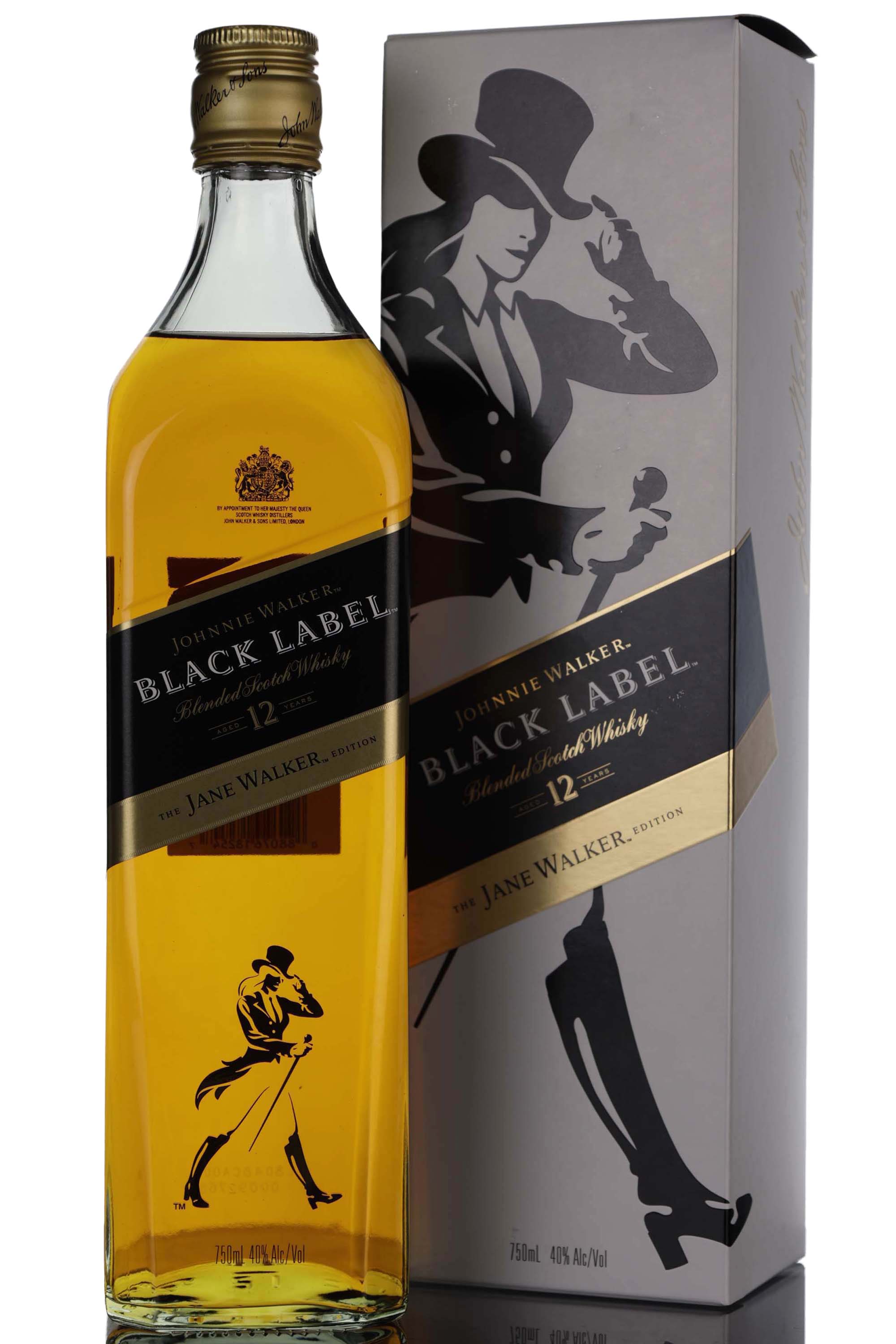 Johnnie Walker 12 Year Old - Black Label - The Jane Walker Edition