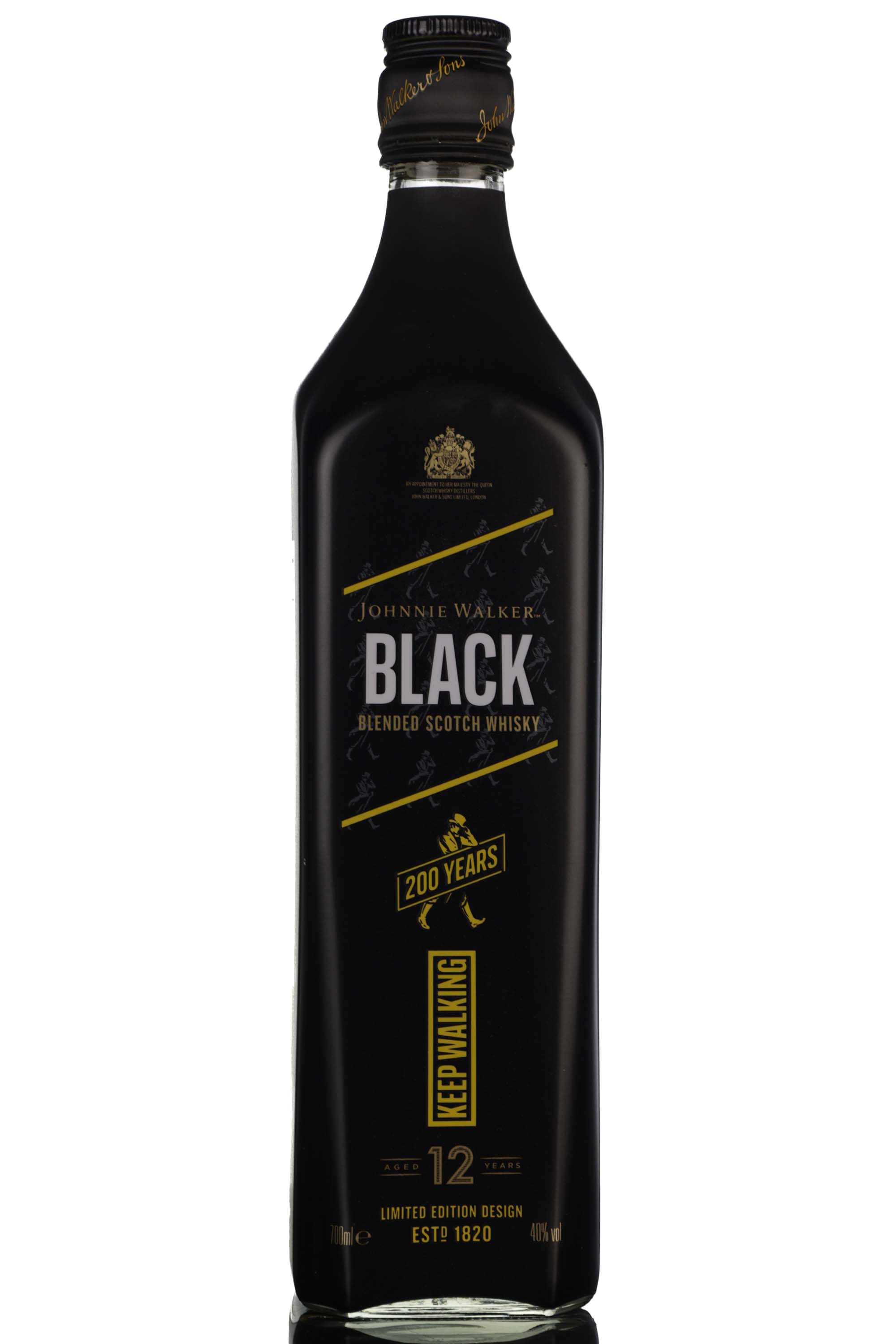 Johnnie Walker 12 Year Old - Black Label - 200th Anniversary Limited Edition Design