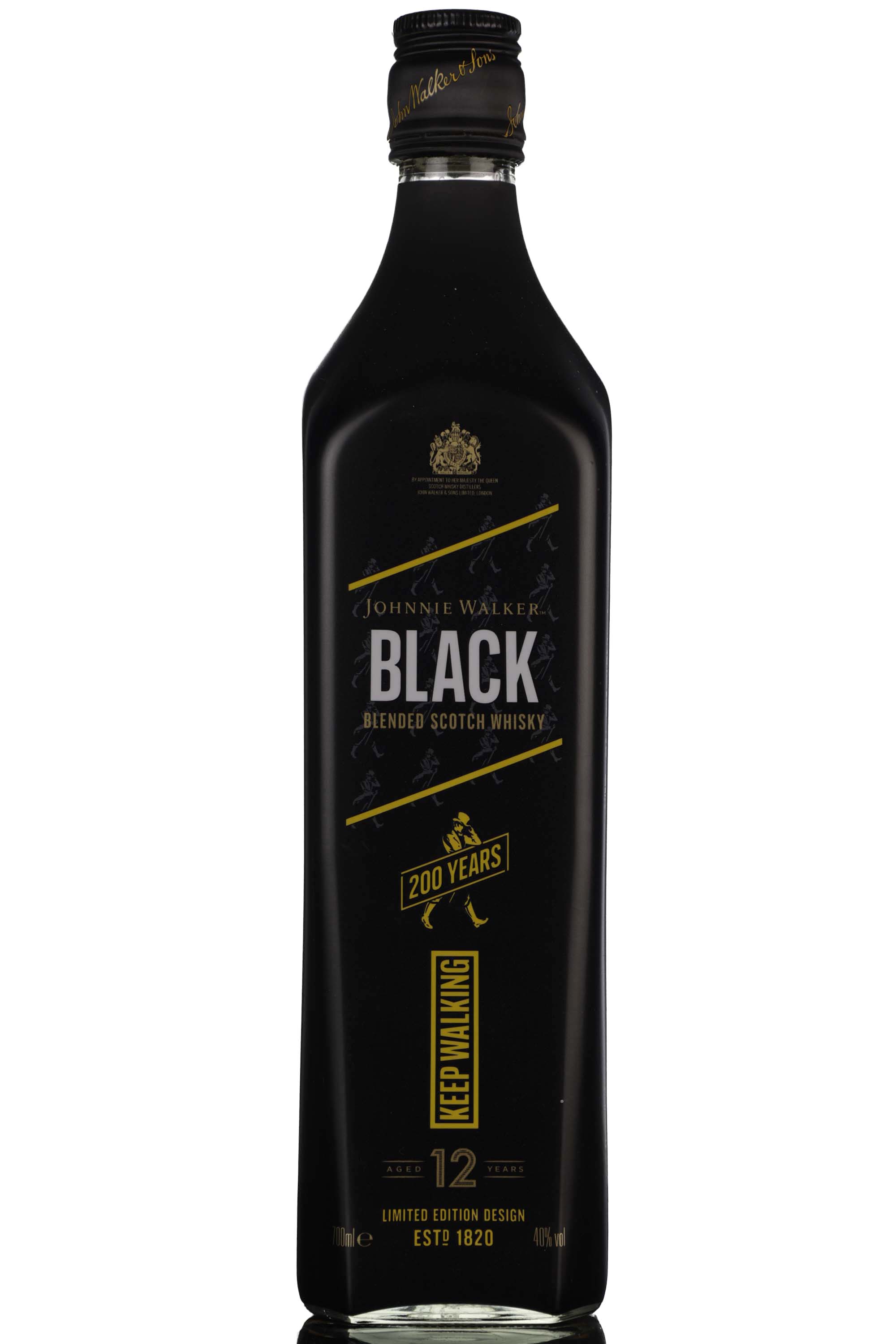 Johnnie Walker 12 Year Old - Black Label - 200th Anniversary Limited Edition Design