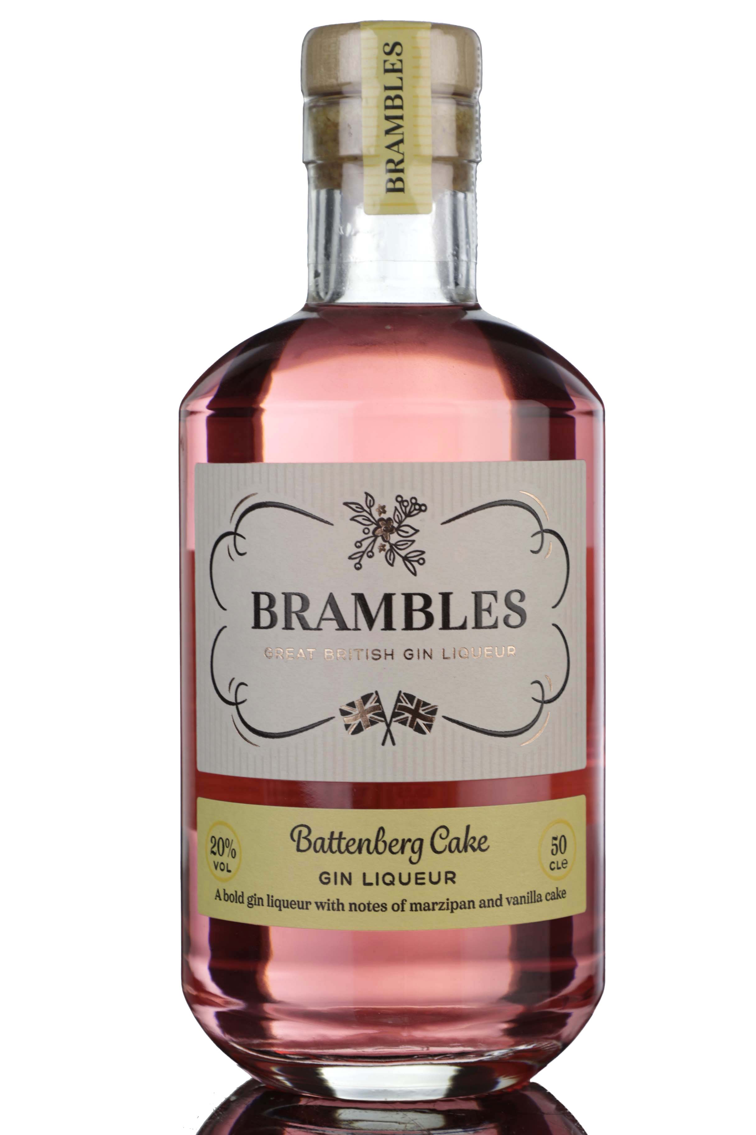 Brambles Battenberg Cake Gin Liqueur