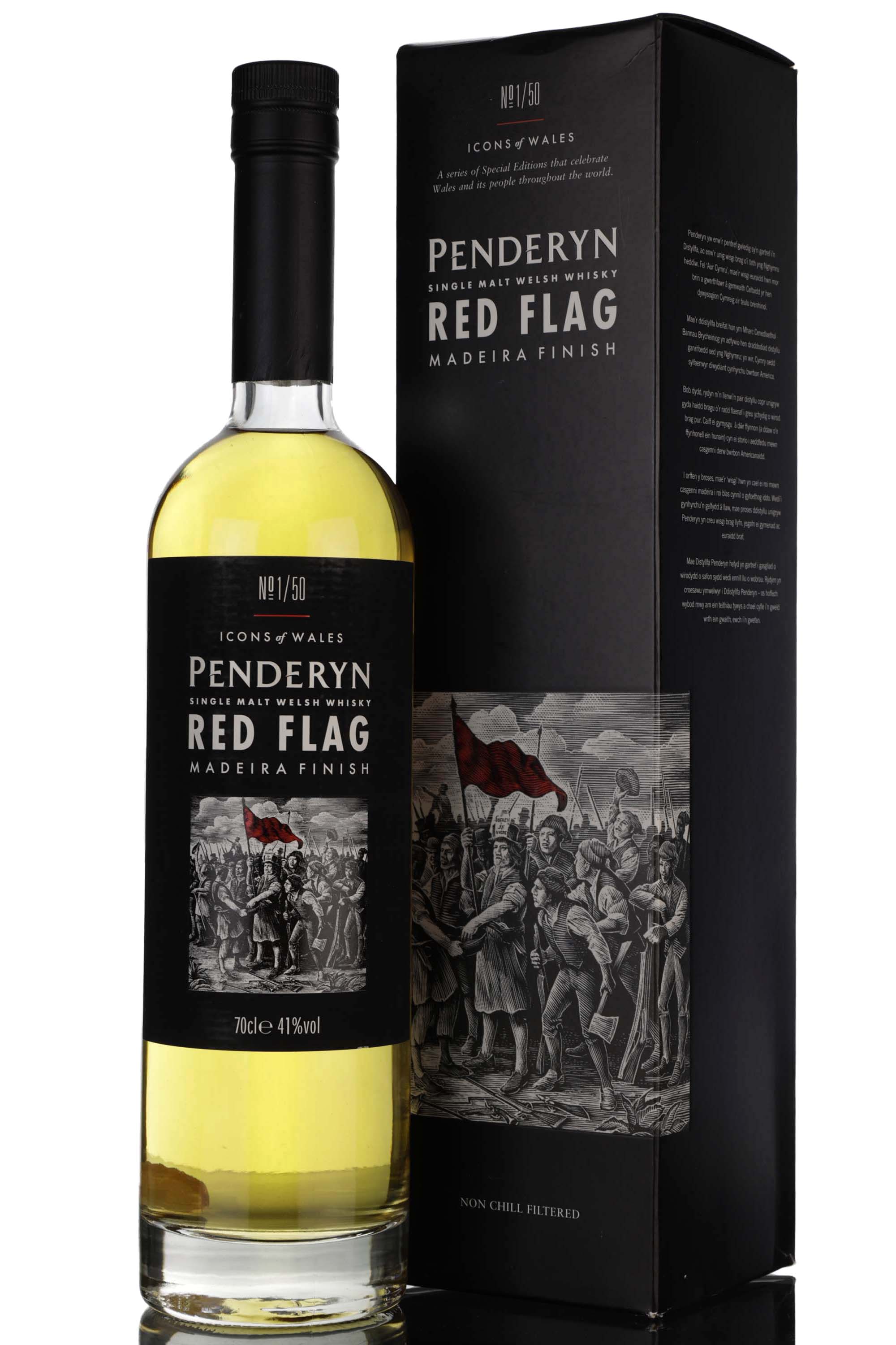 Penderyn Icons Of Wales - Red Flag No. 1/50