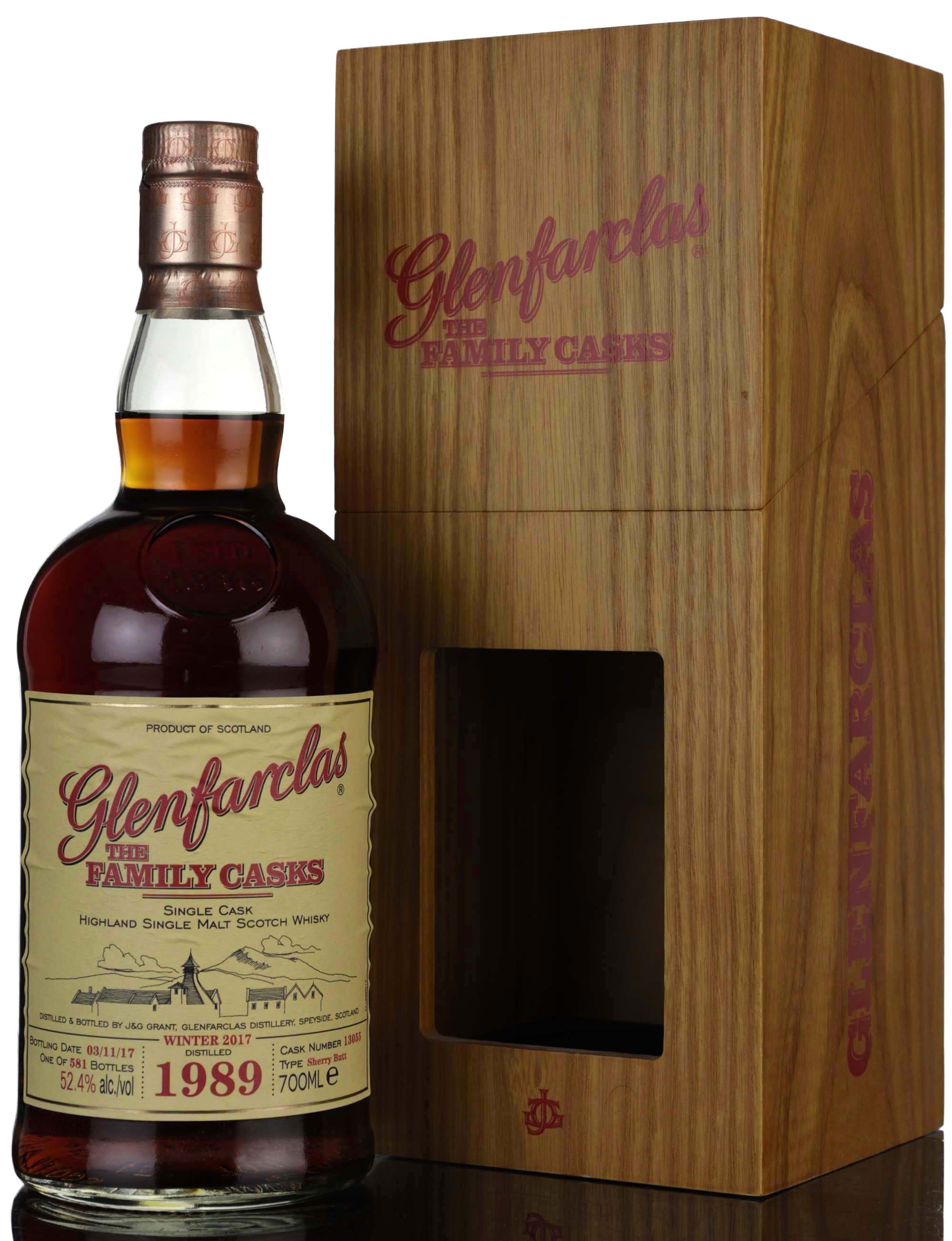 Glenfarclas 1989-2017 - The Family Casks - Single Cask 13055