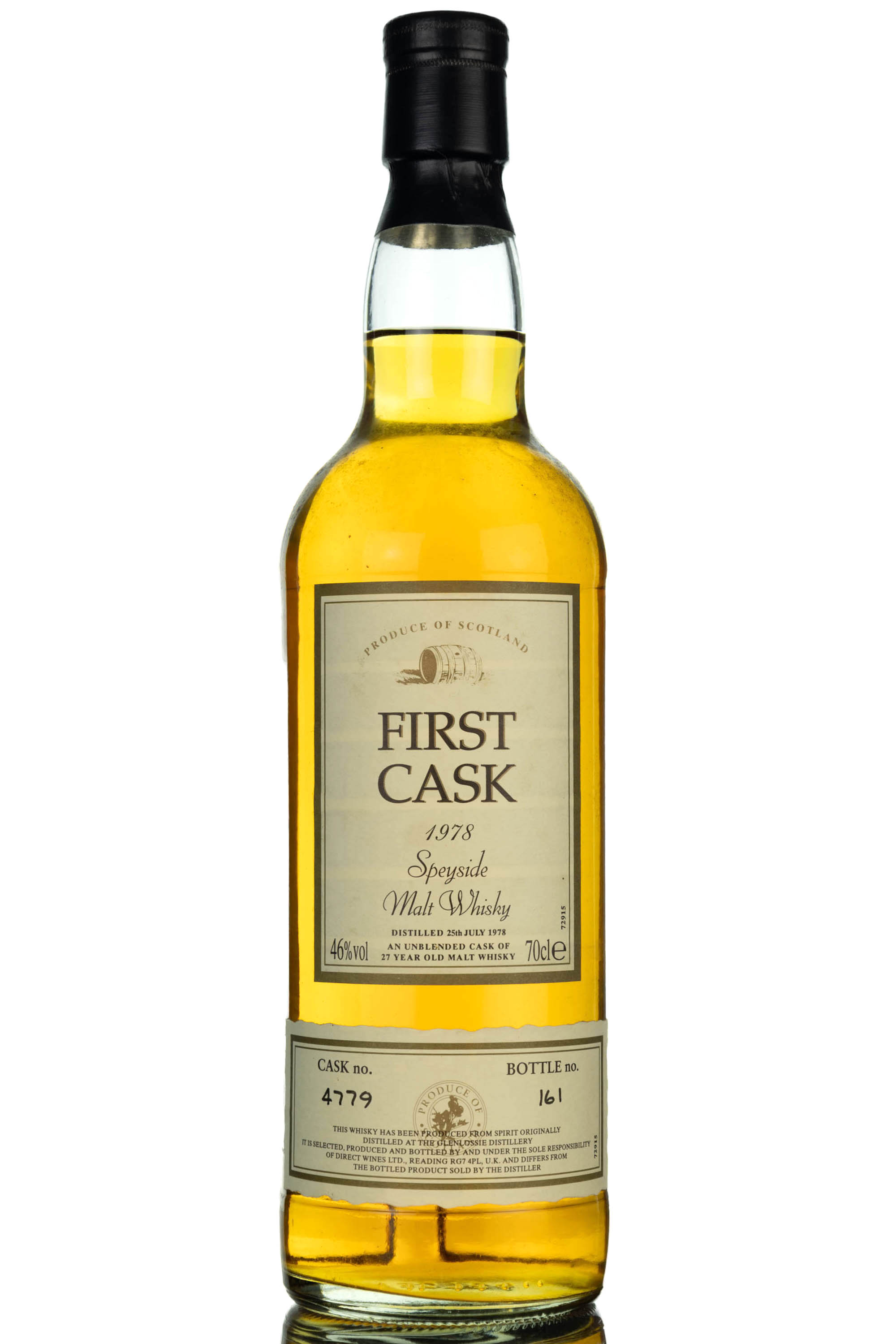 Glenlossie 1978 - 27 Year Old - First Cask - Single Cask 4779