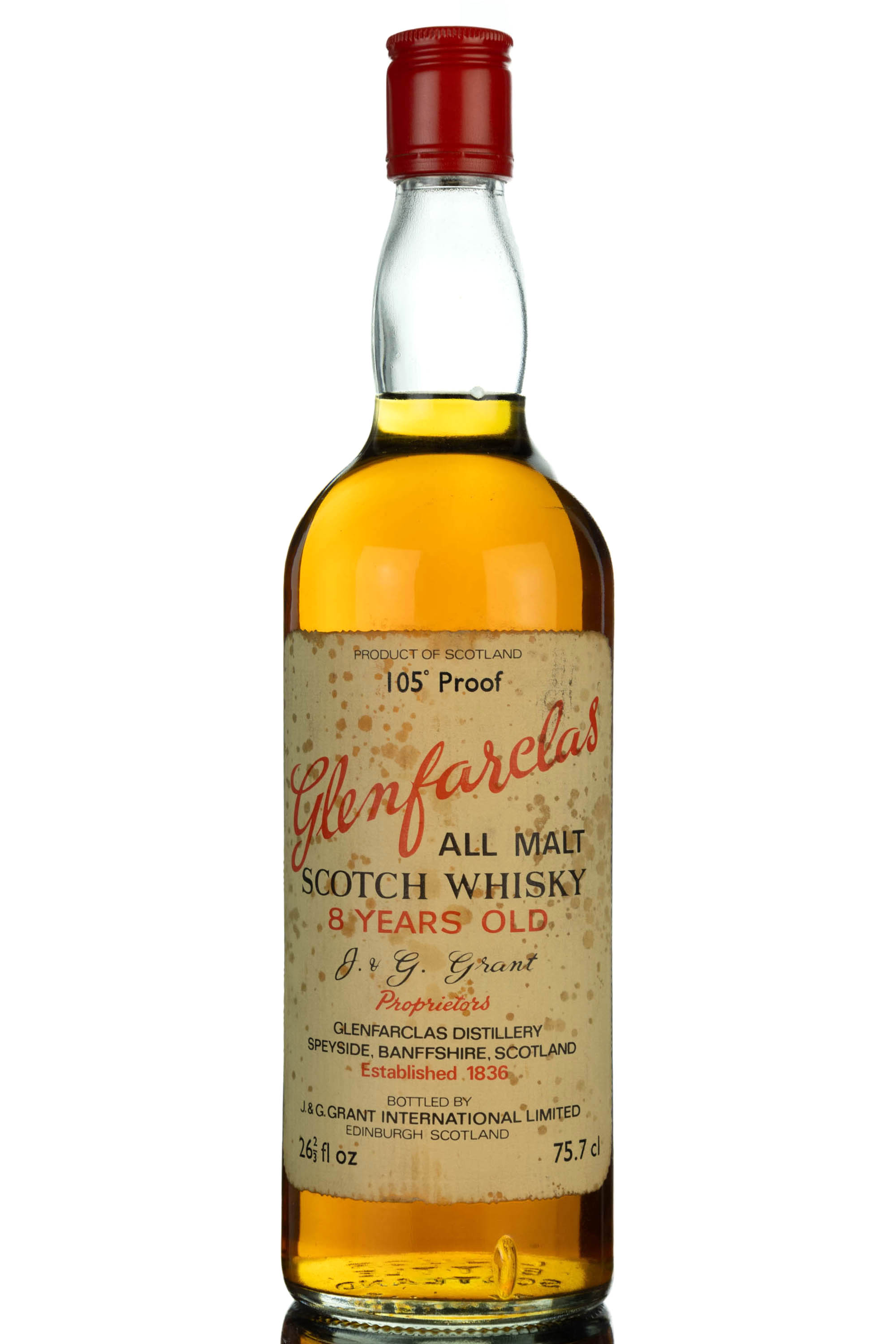 Glenfarclas 8 Year Old - 105 Proof - Late 1970s