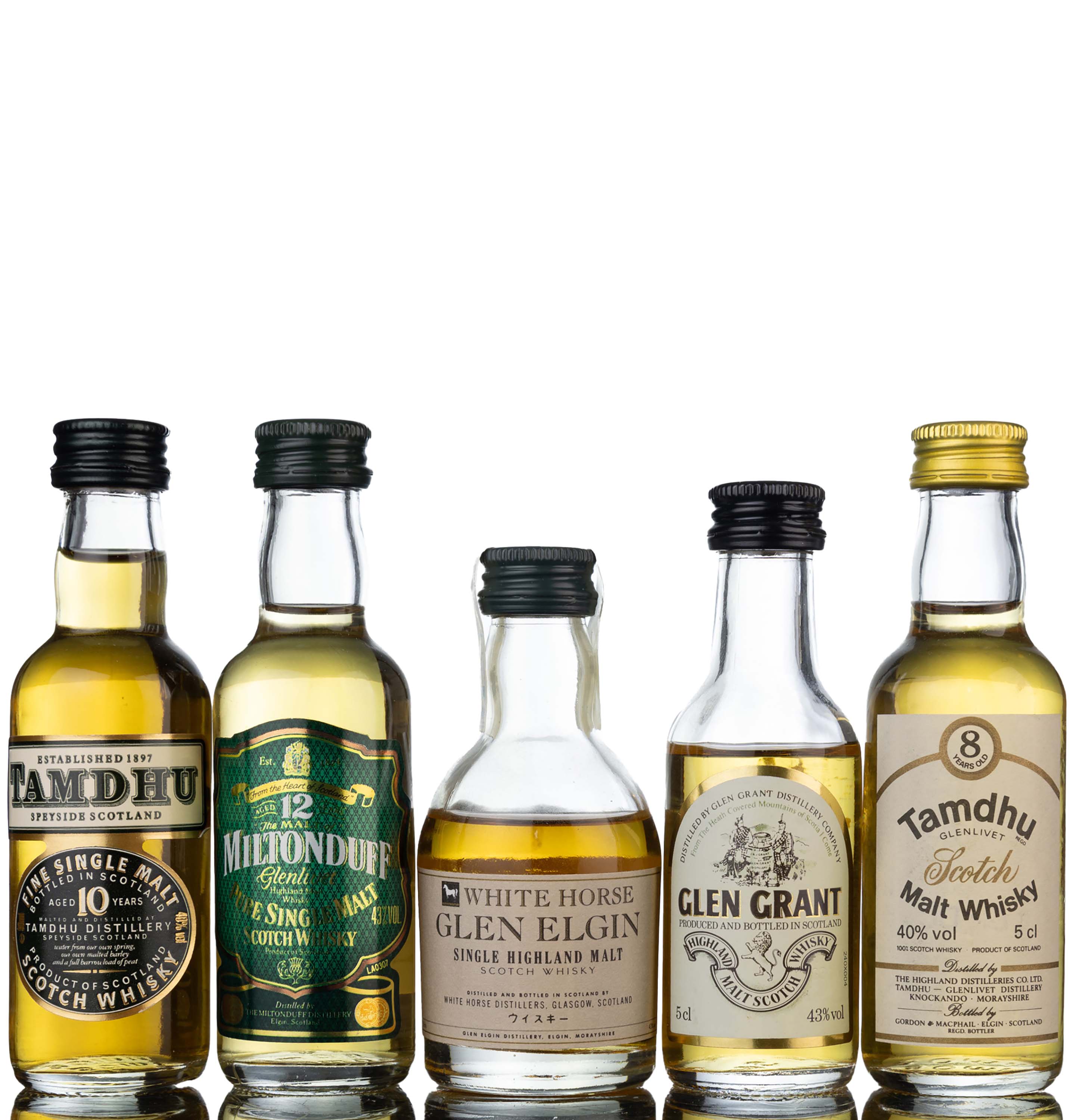 5 x Single Malt Miniatures