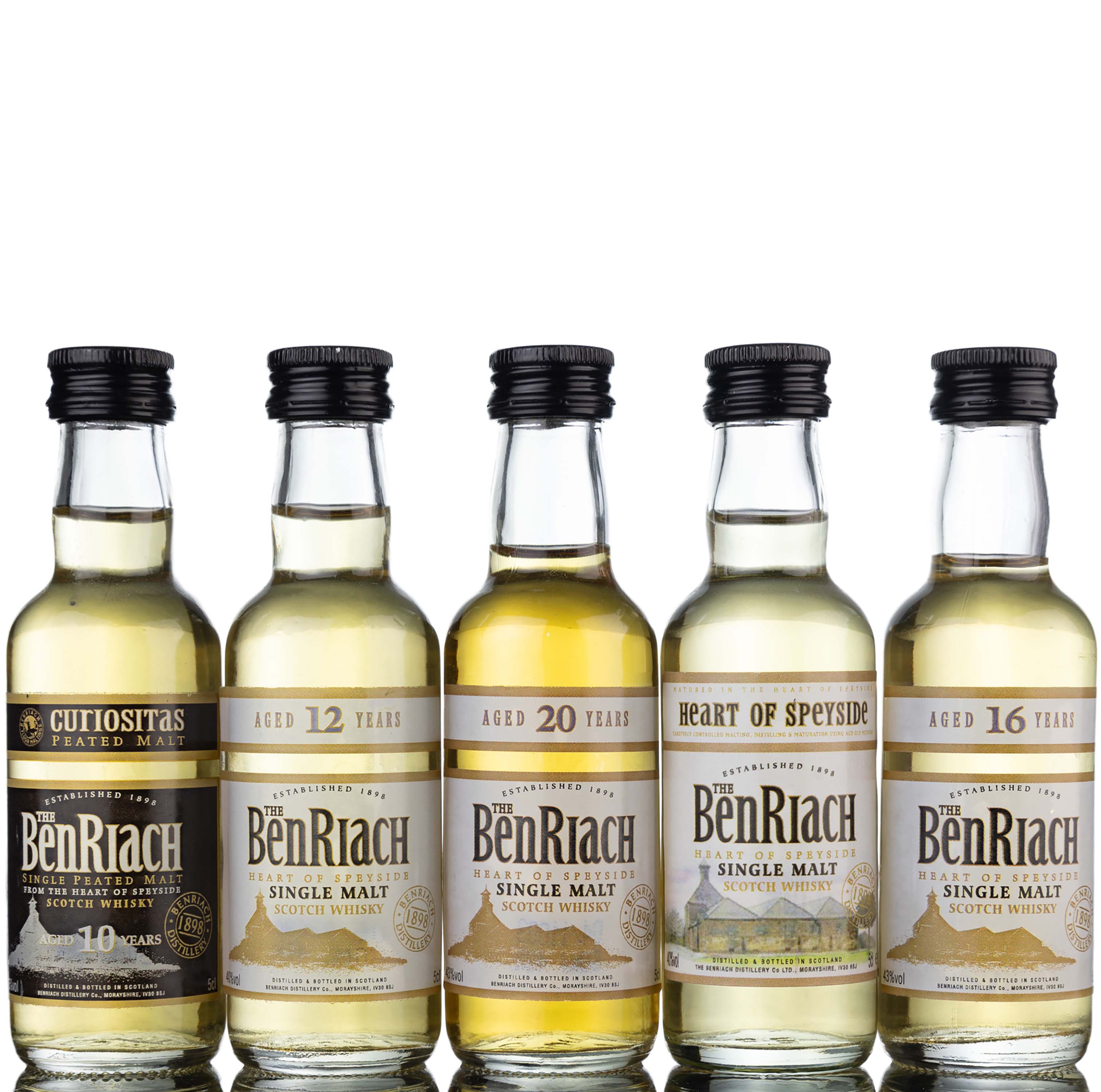 5 x Single Malt Miniatures