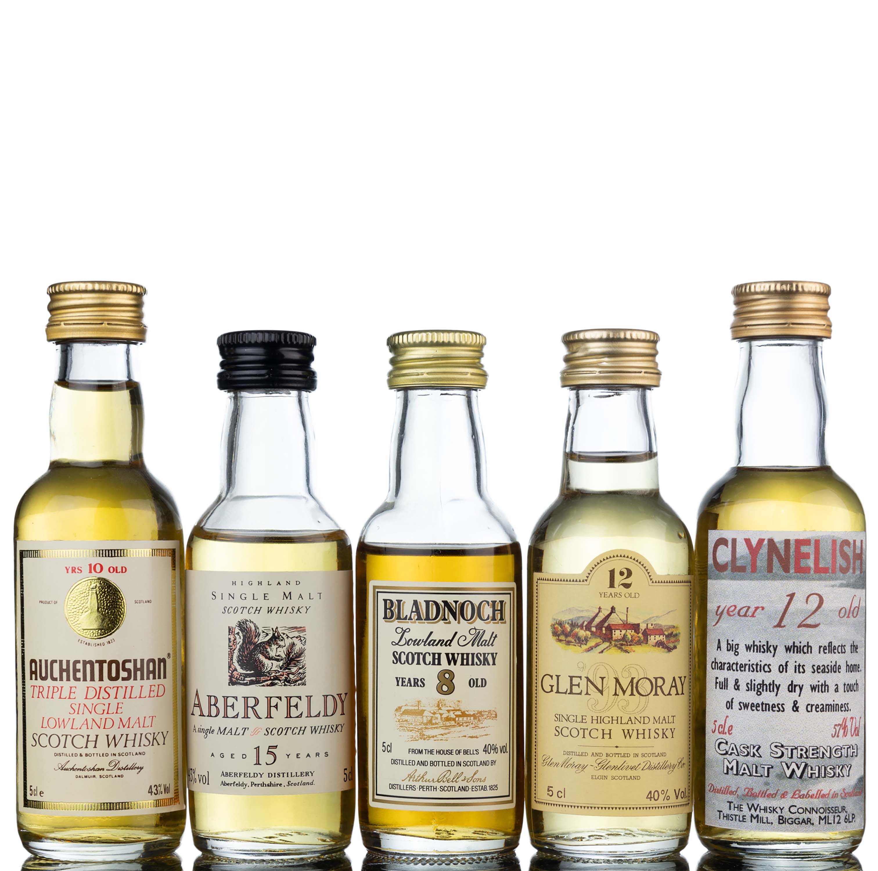 5 x Single Malt Miniatures