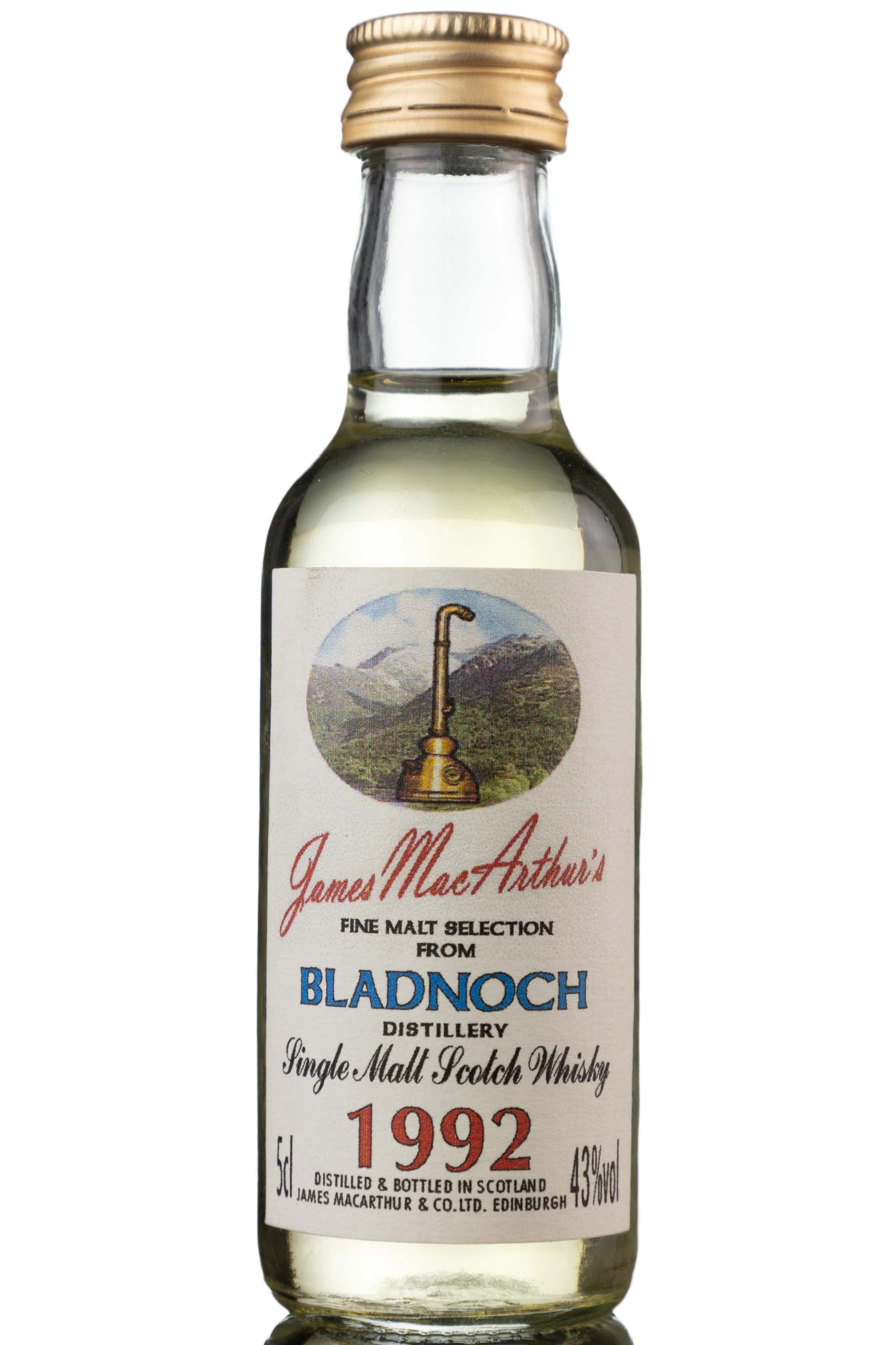 Bladnoch 1992 - James MacArthur - Fine Malt Selection Miniature