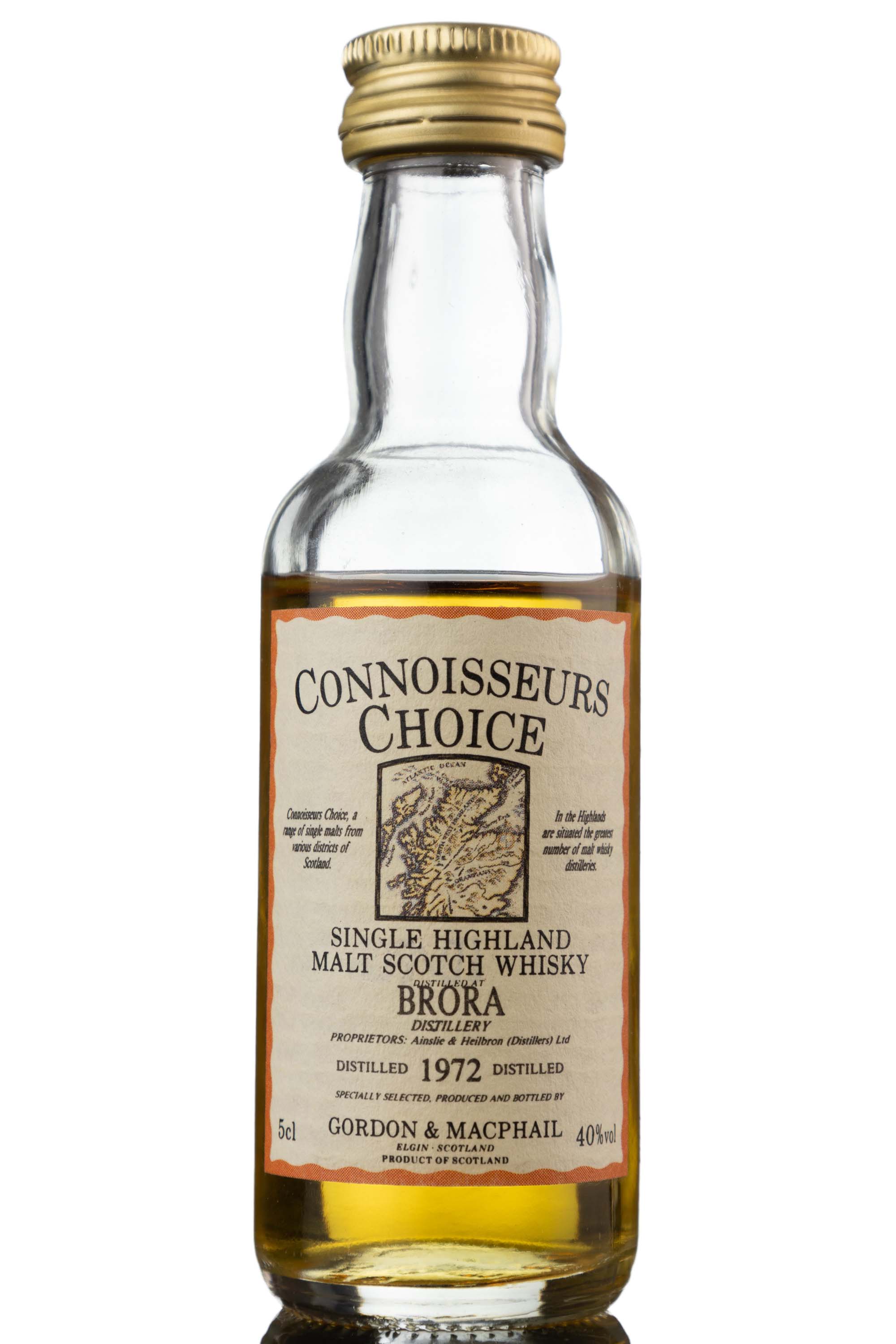 Brora 1972 - Gordon & MacPhail - Connoisseurs Choice Miniature