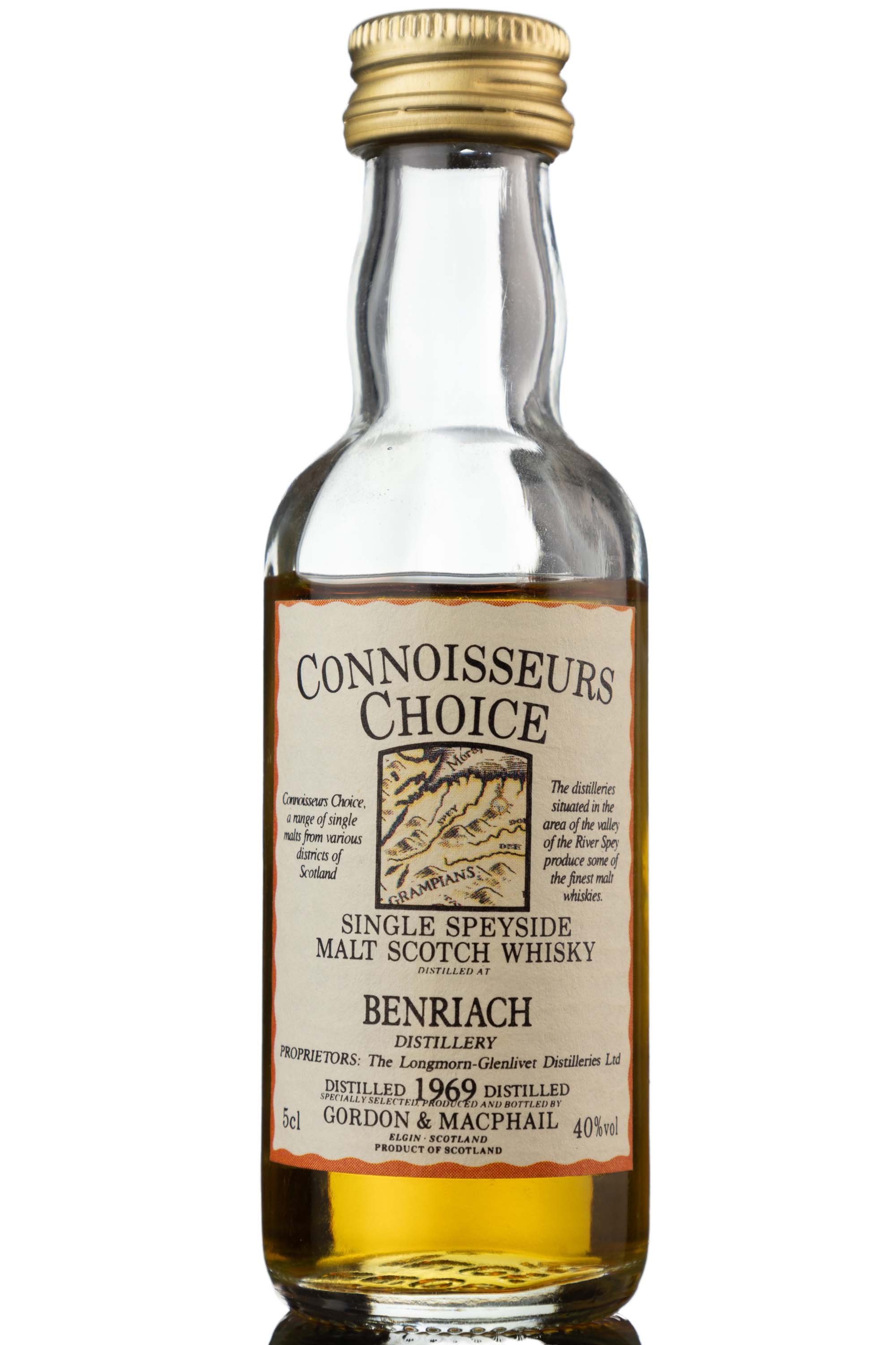 Benriach 1969 - Gordon & MacPhail - Connoisseurs Choice - Miniature