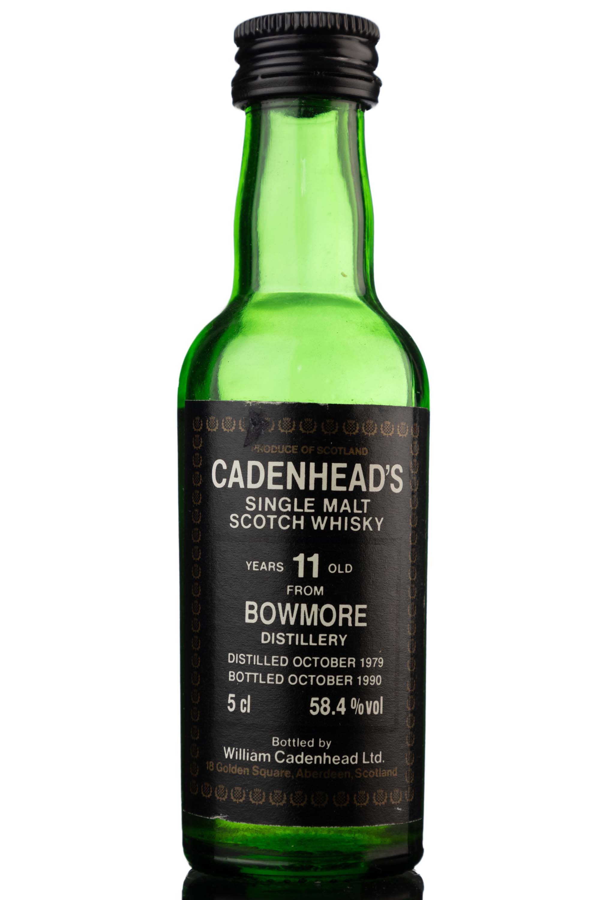 Bowmore 1979-1990 - 11 Year Old - Cadenhead Miniature