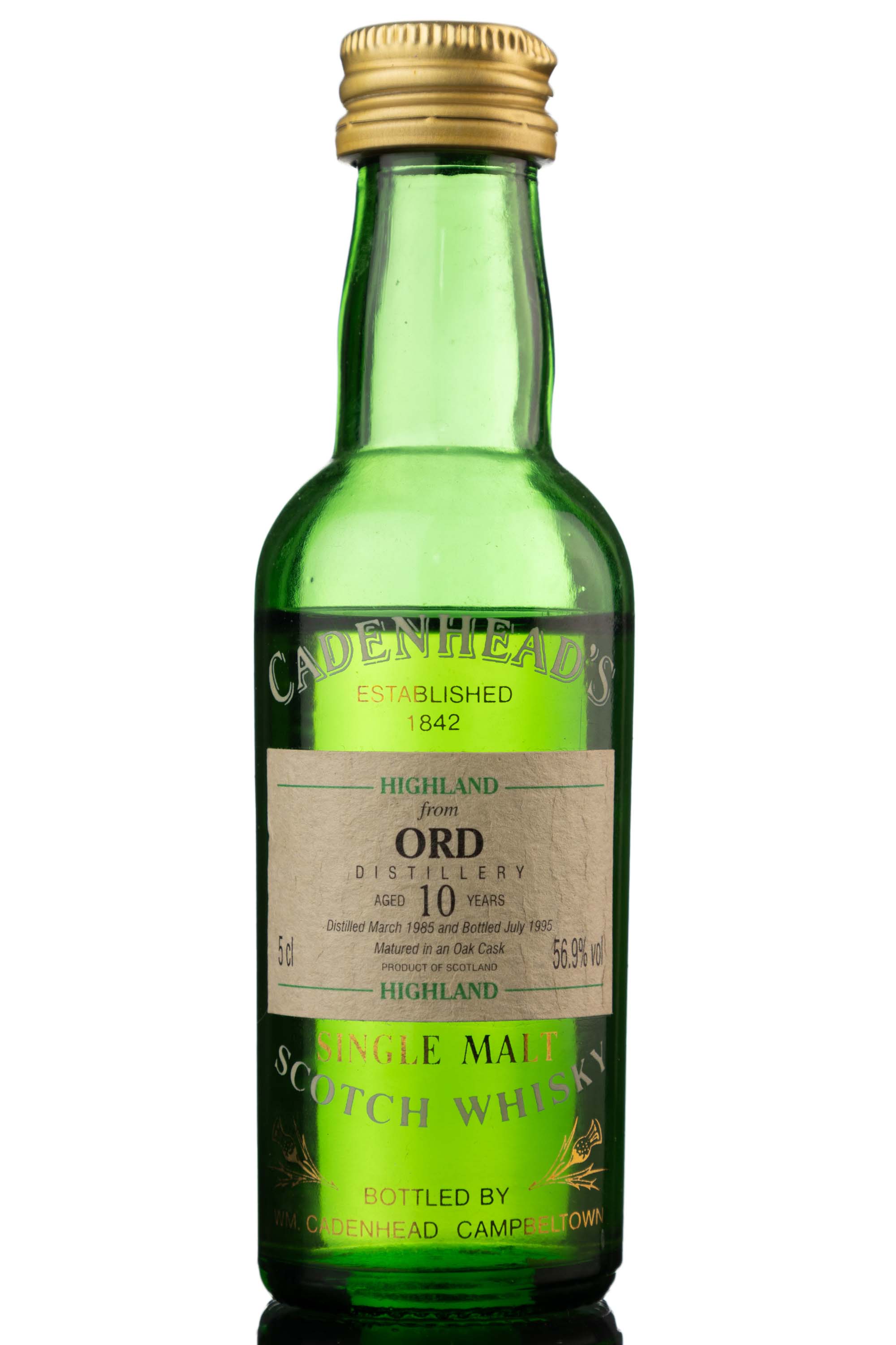 Ord 1985-1995 - 10 Year Old - Cadenheads Miniature
