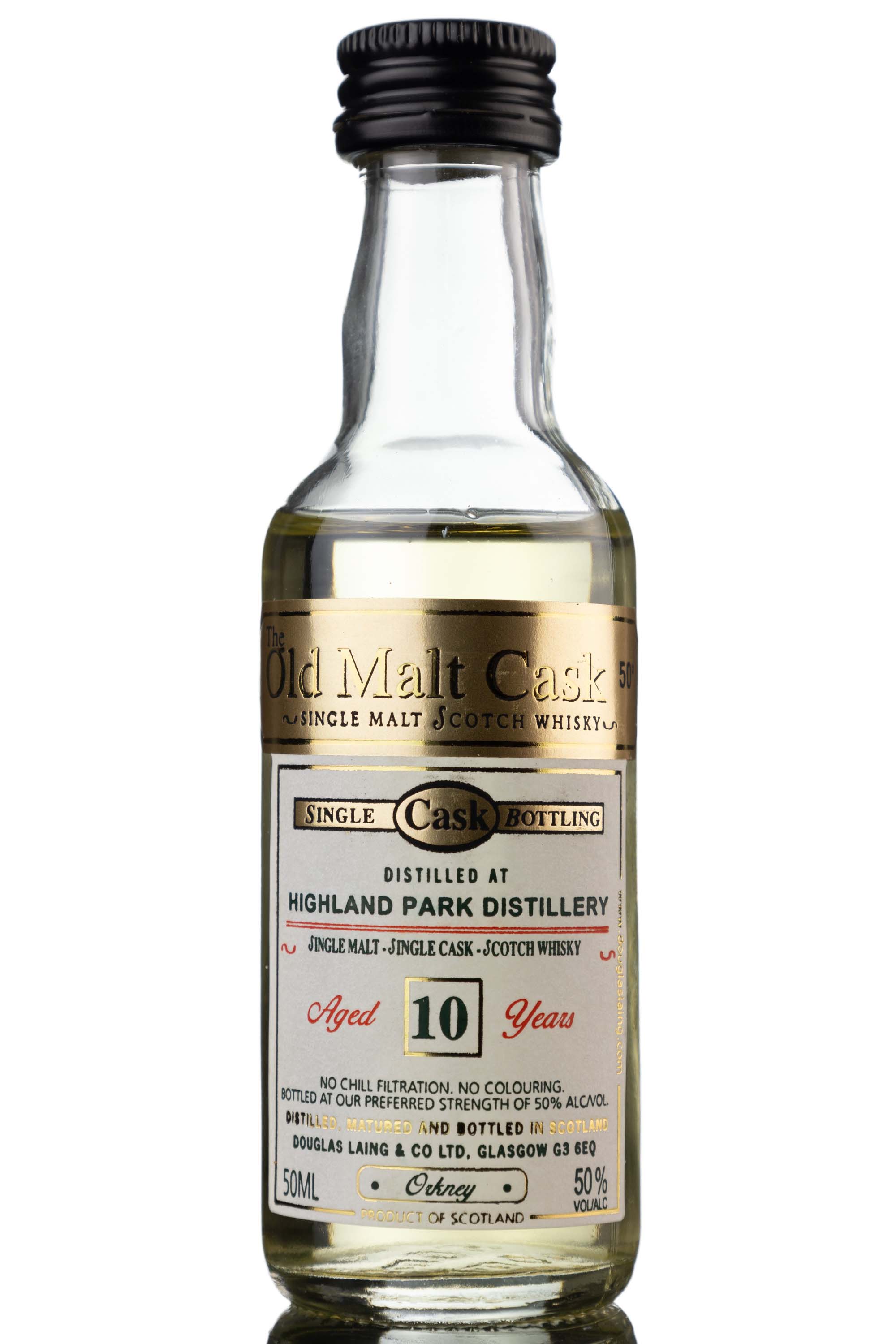 Highland Park 10 Year Old - Douglas Laing Old Malt Cask Miniature