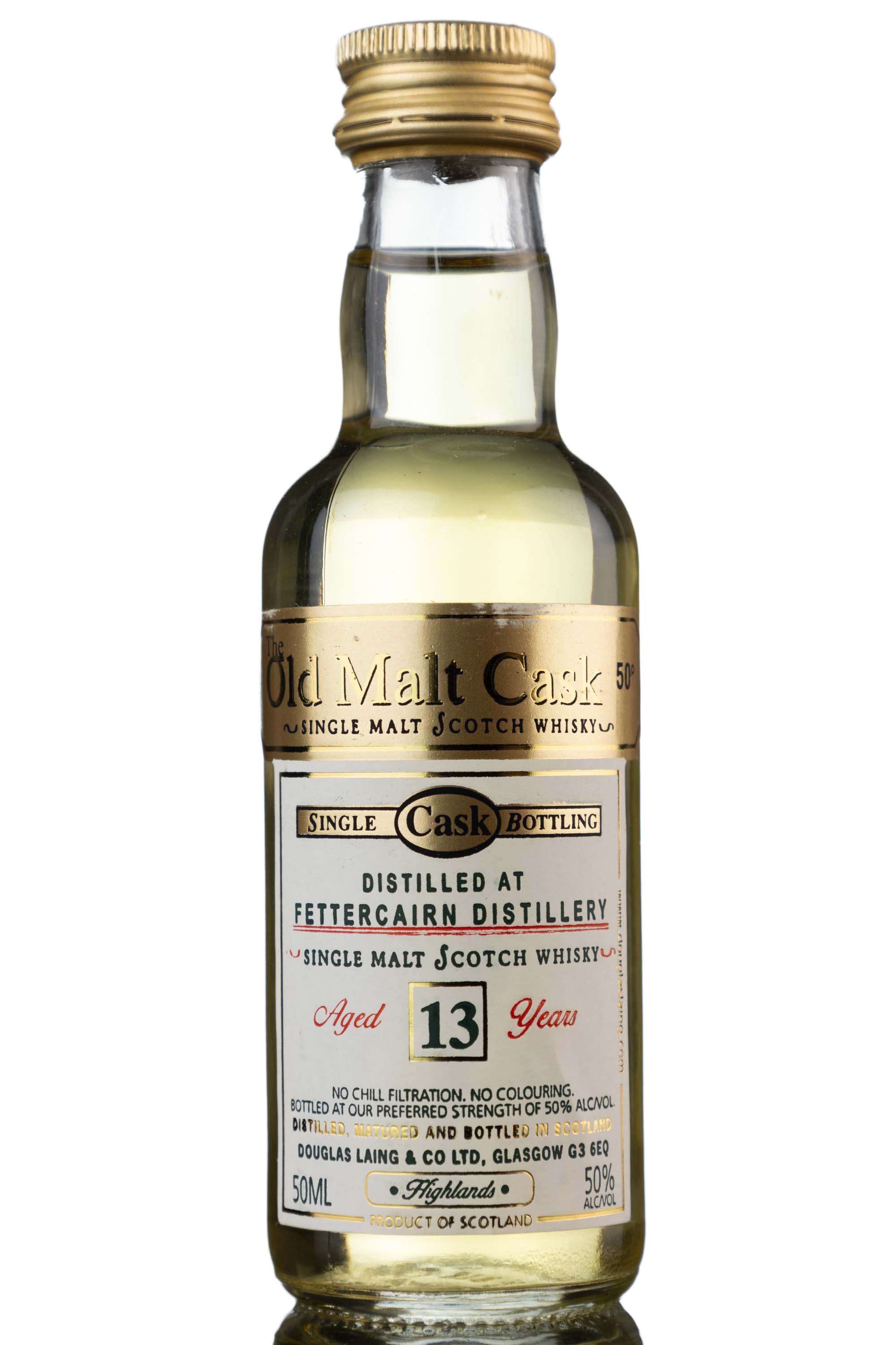 Fettercairn 13 Year Old - Douglas Laing Old Malt Cask Miniature