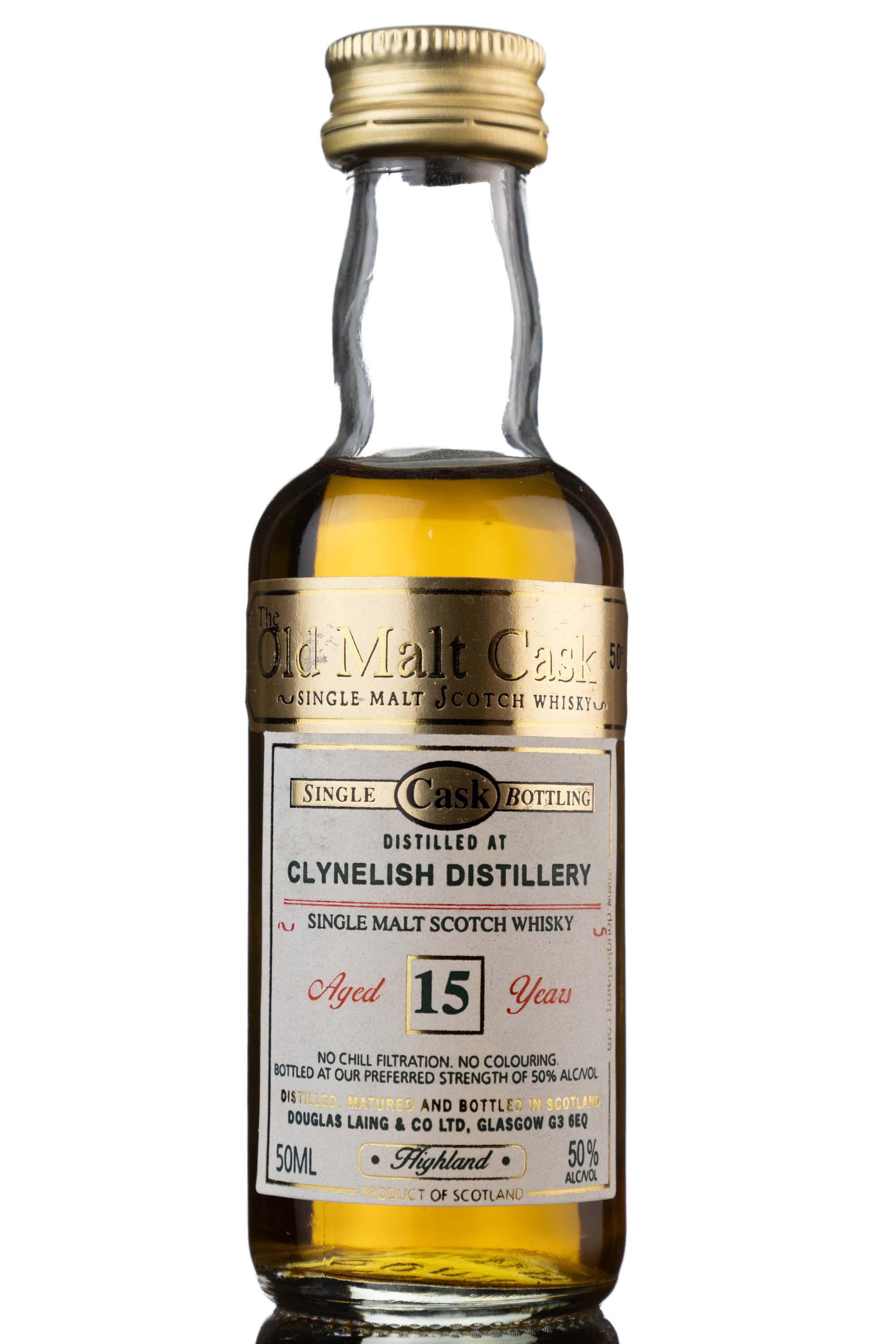 Clynelish 15 Year Old - Douglas Laing Old Malt Cask Miniature