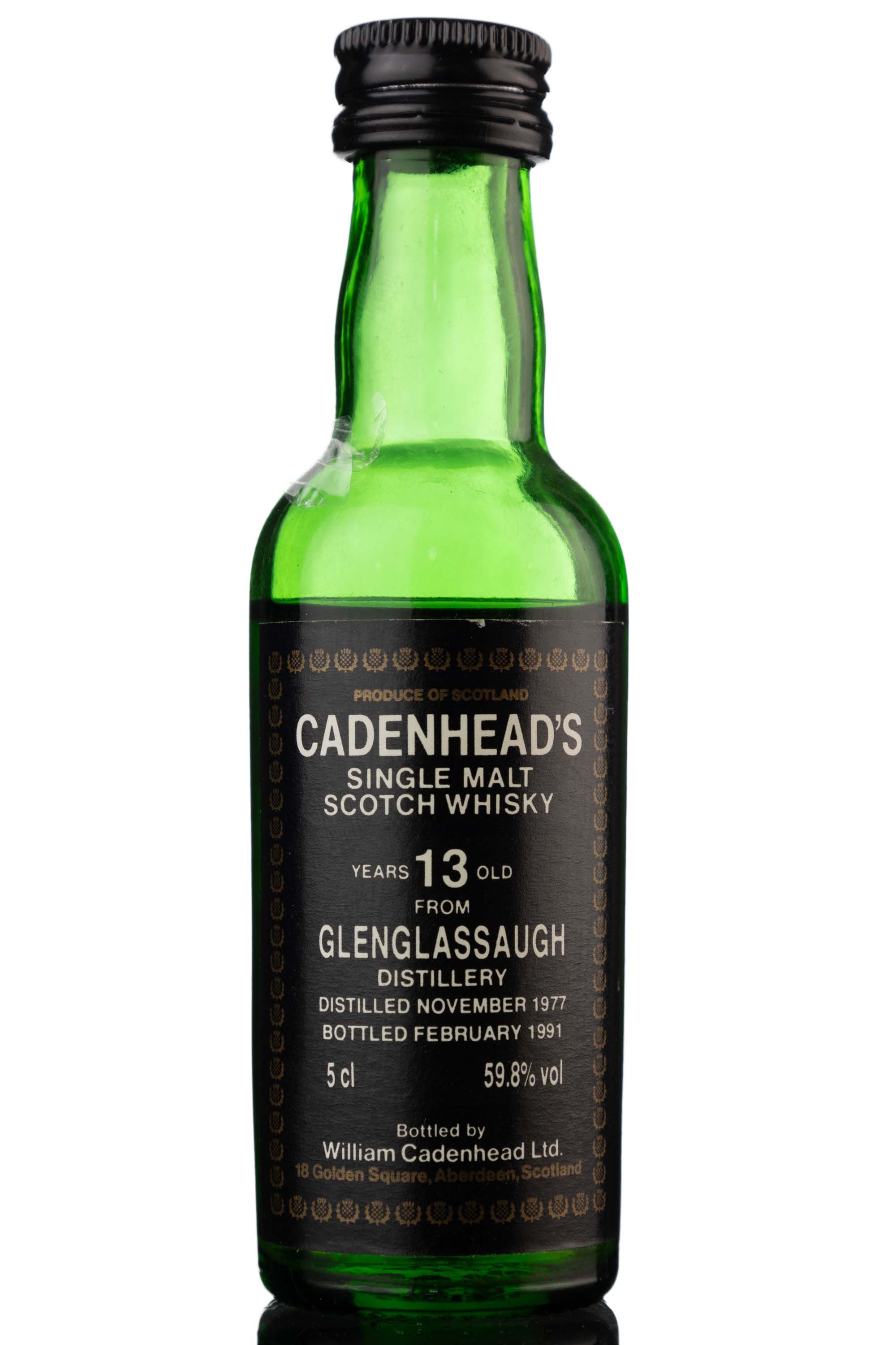 Glenglassaugh 1977-1991 - 13 Year Old - Cadenheads - Miniature