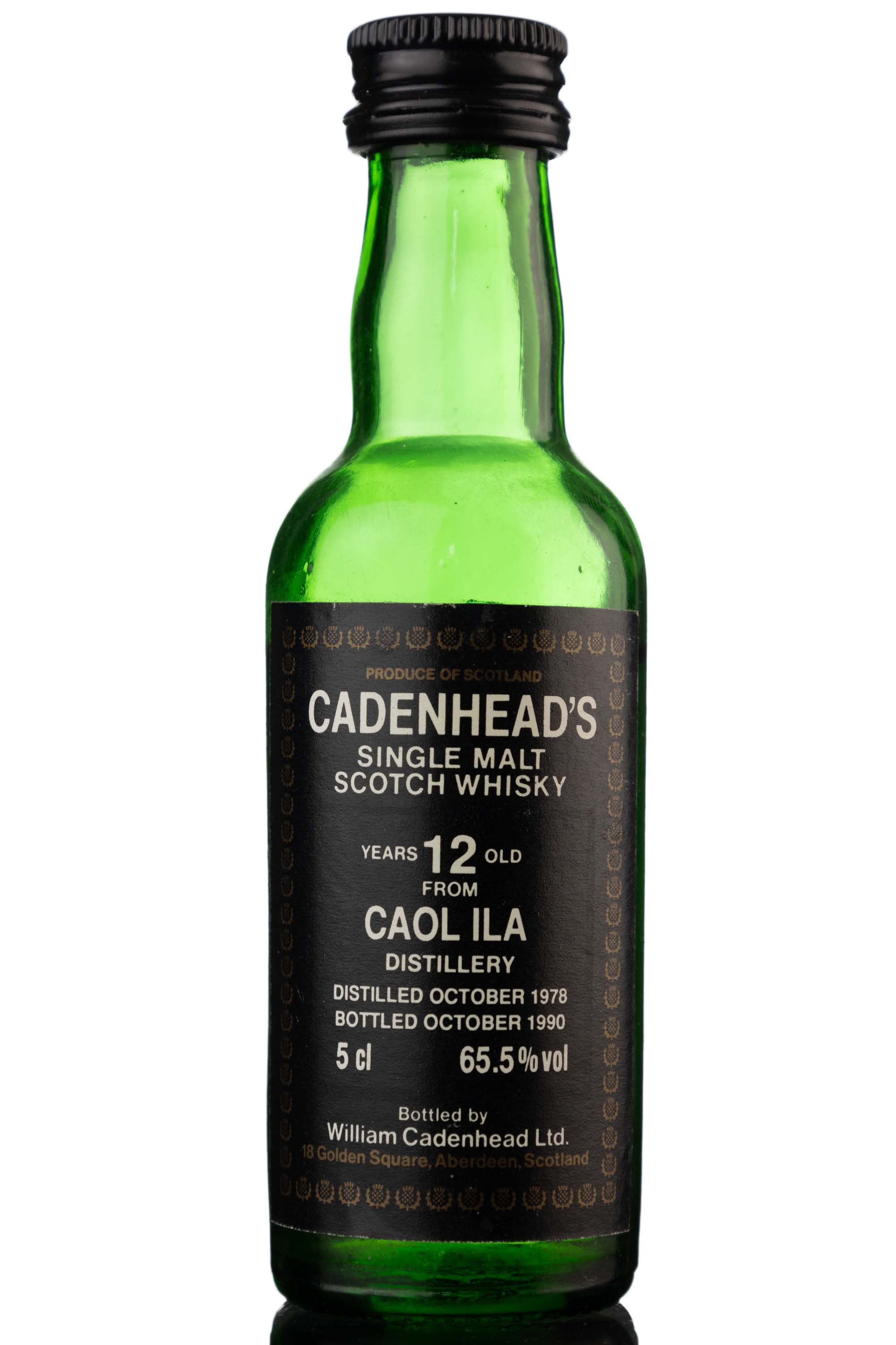 Caol Ila 1978 - 12 Year Old - Cadenhead Miniature