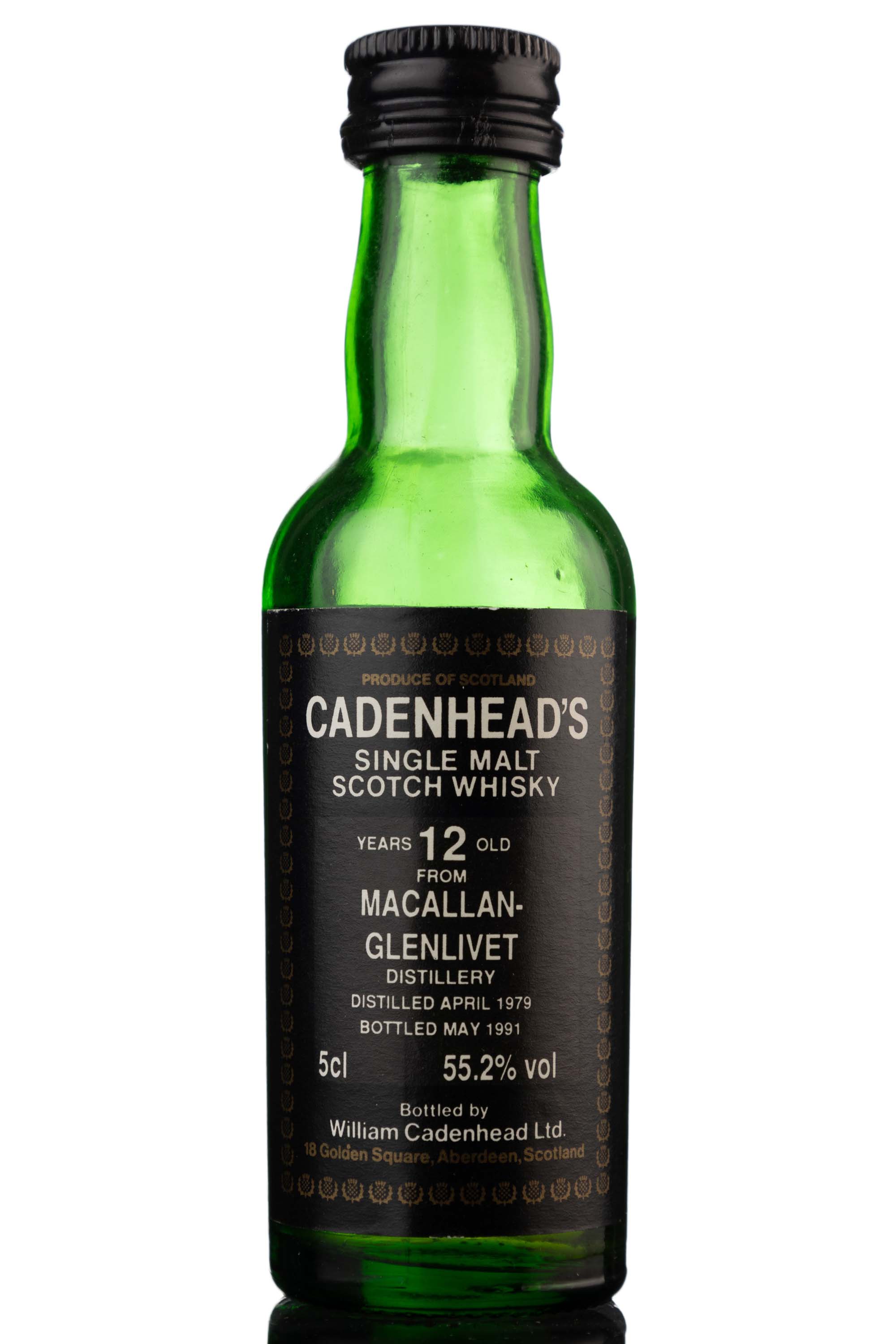 Macallan-Glenlivet 1979-1991 - 12 Year Old - Cadenheads Miniature