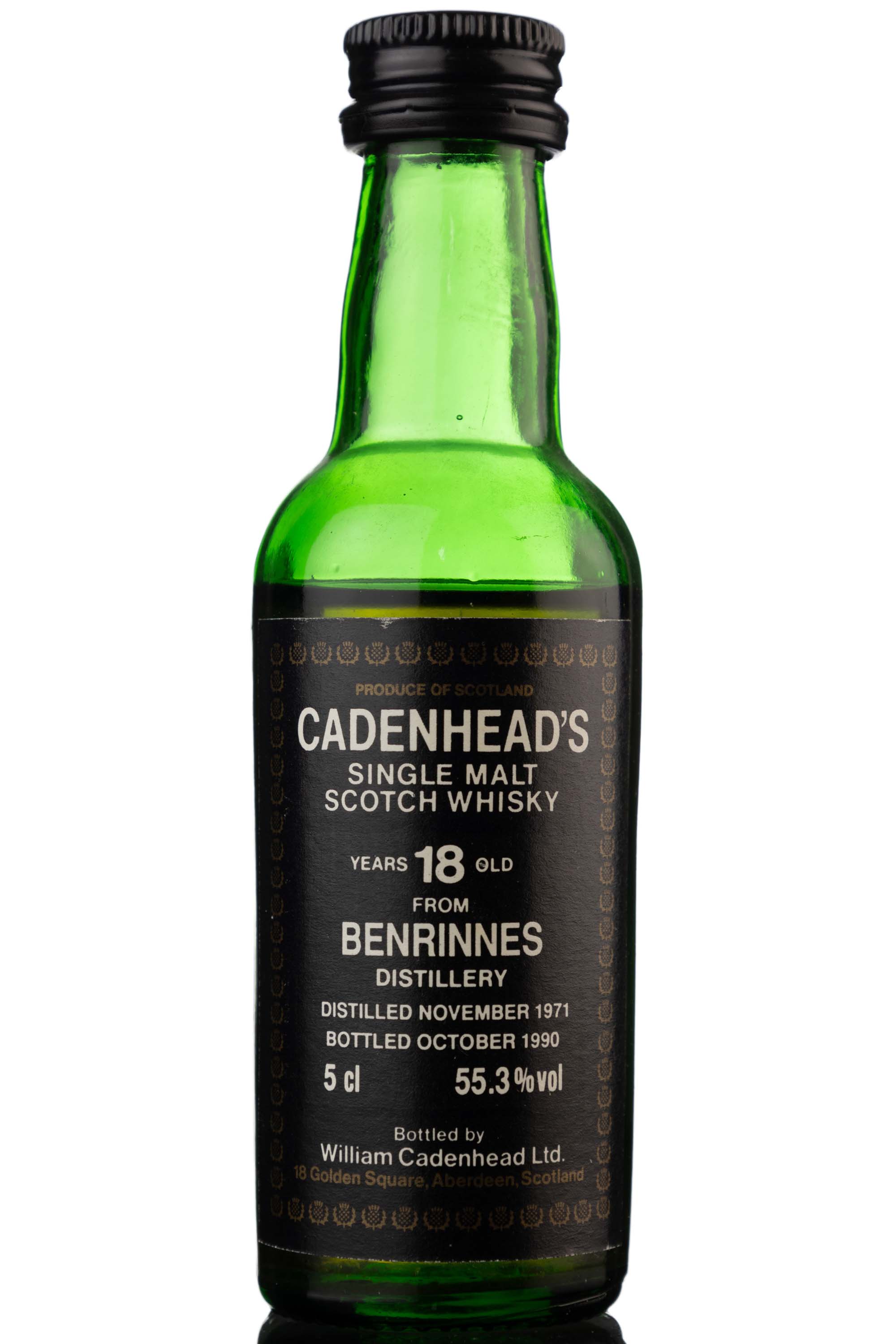 Benrinnes 1971-1990 - 18 Year Old - Cadenheads - Miniature