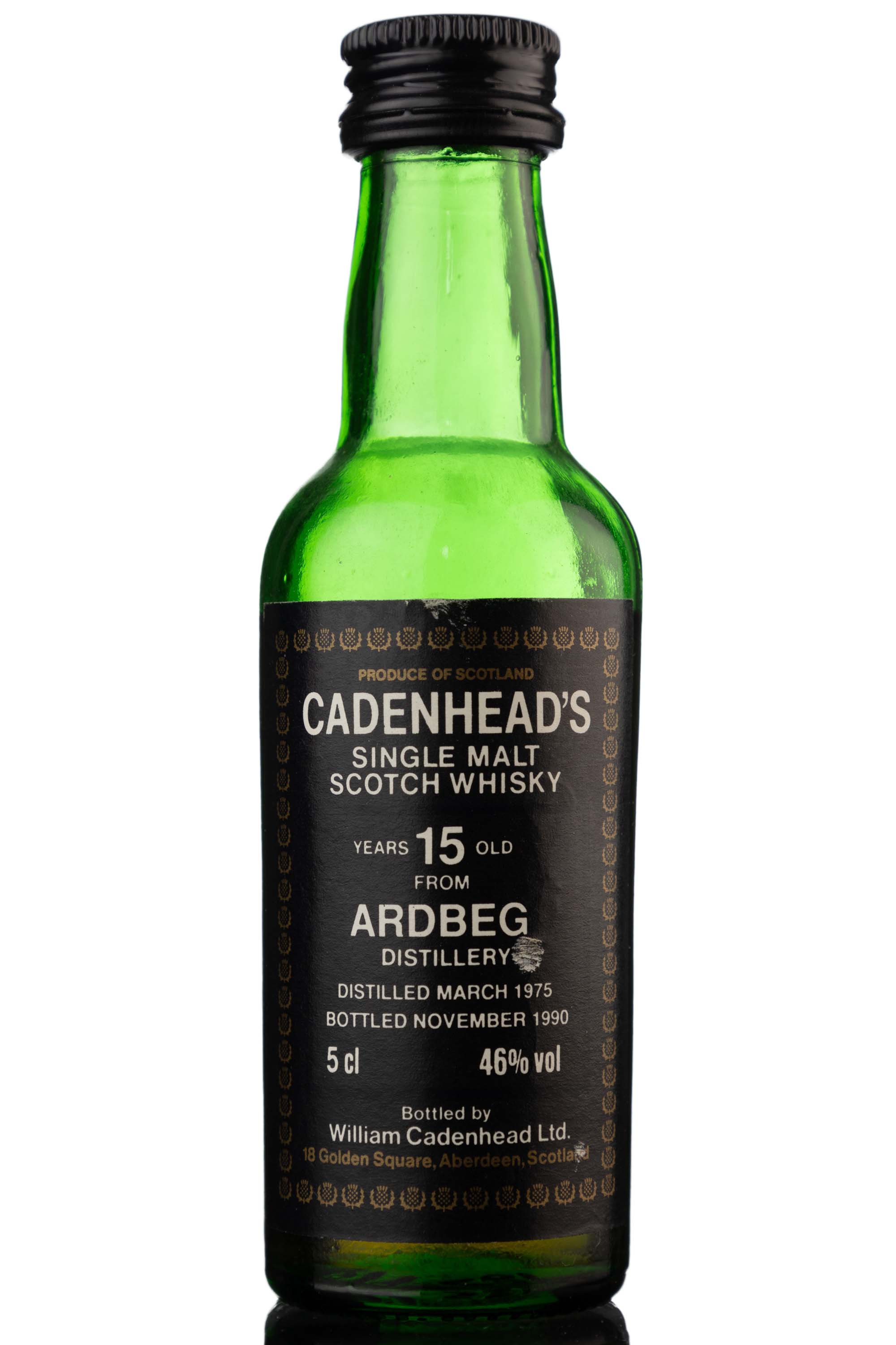 Ardbeg 1975-1990 - 15 Year Old - Cadenheads Miniature