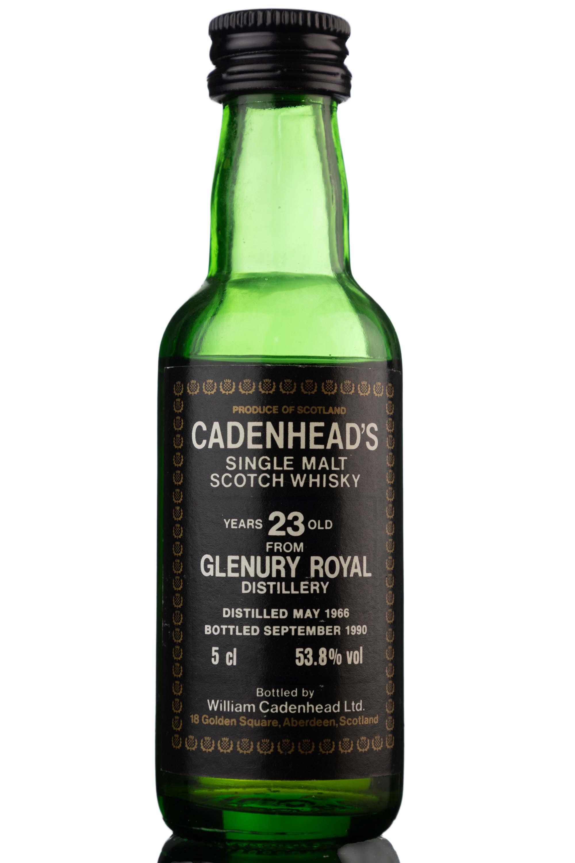 Glenury Royal 1966-1990 - 23 Year Old - Cadenhead Miniature