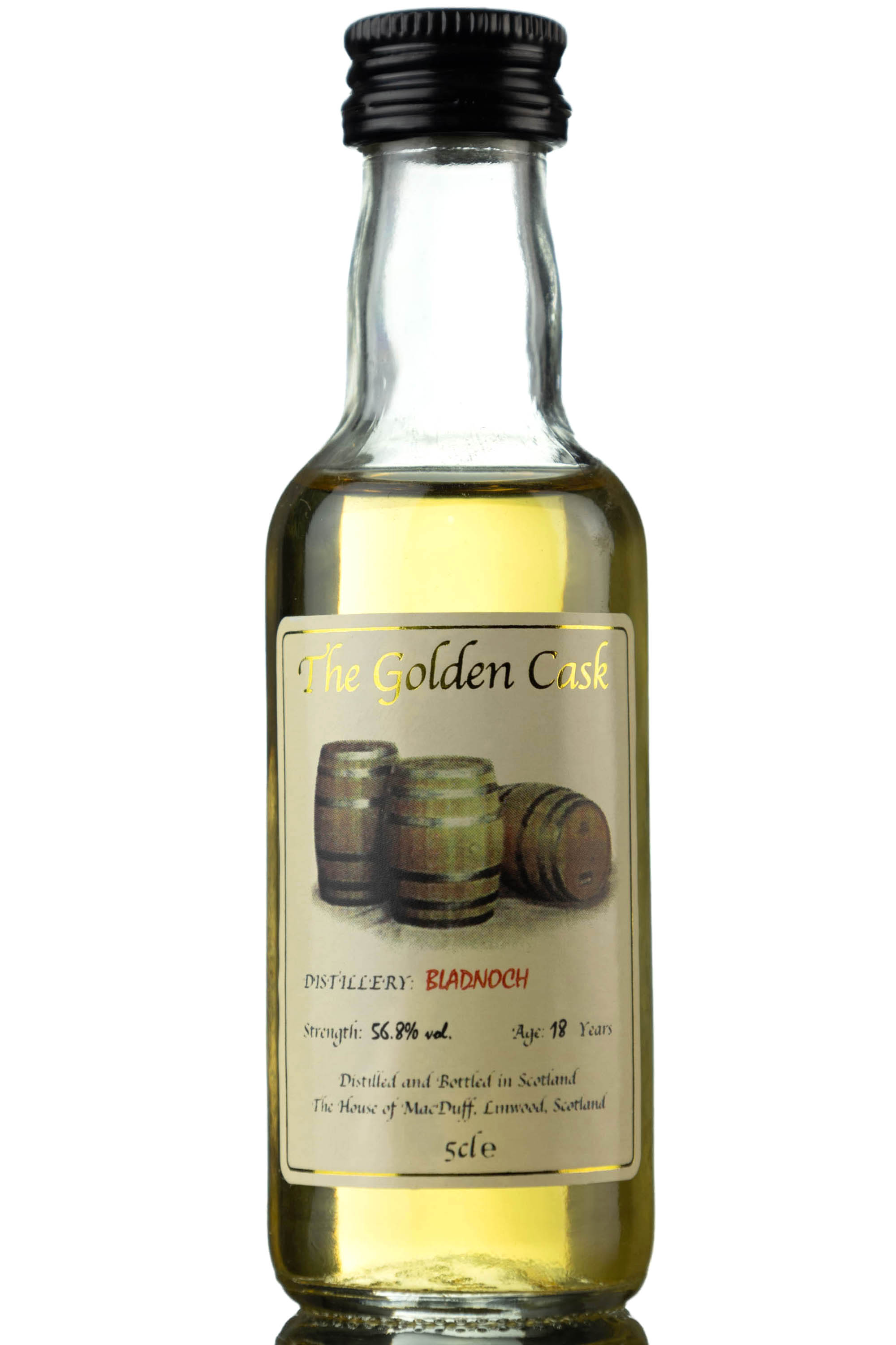 Bladnoch 18 Year Old - The Golden Cask Miniature