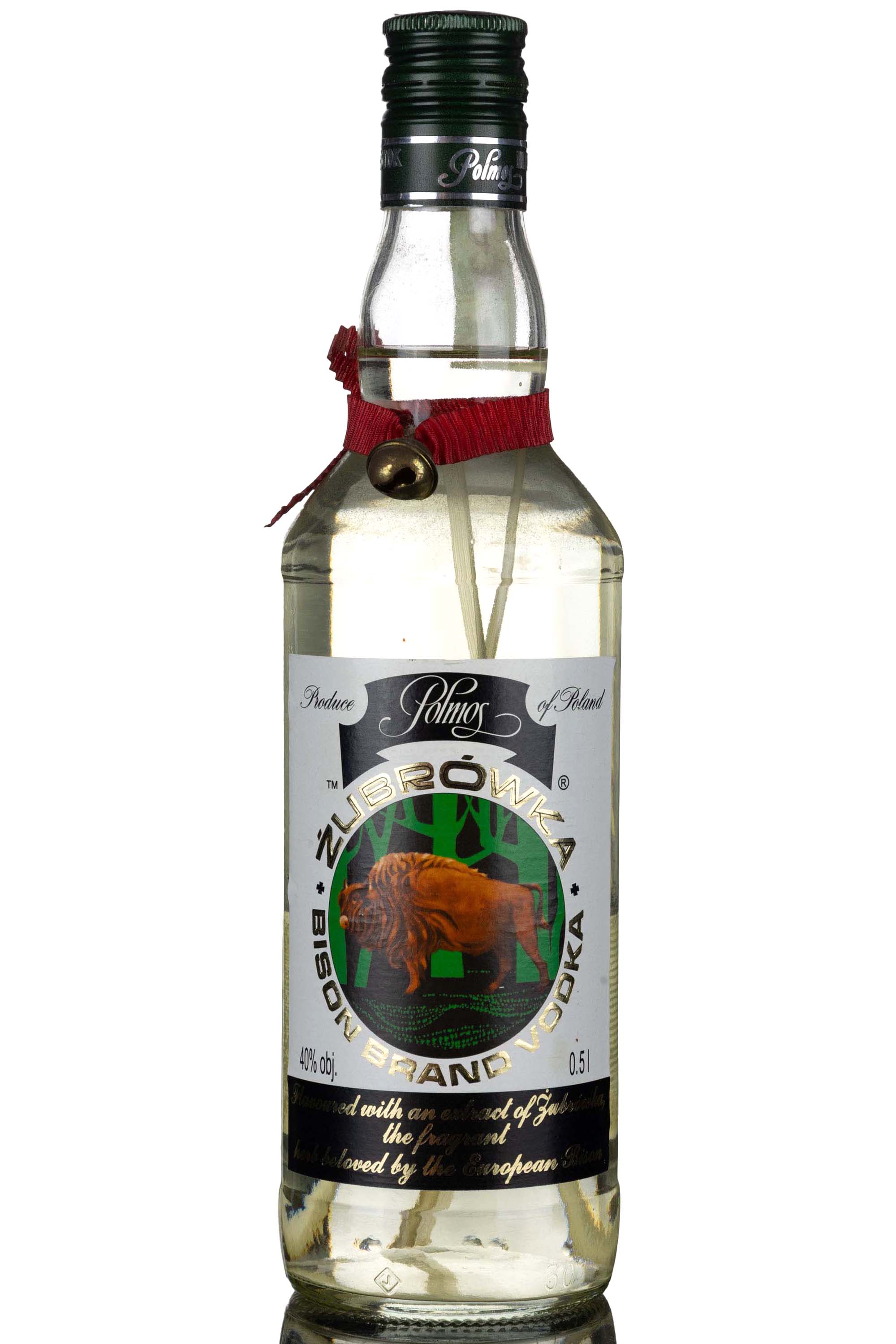 Zubrowka Bison Brand Vodka - Half Litre