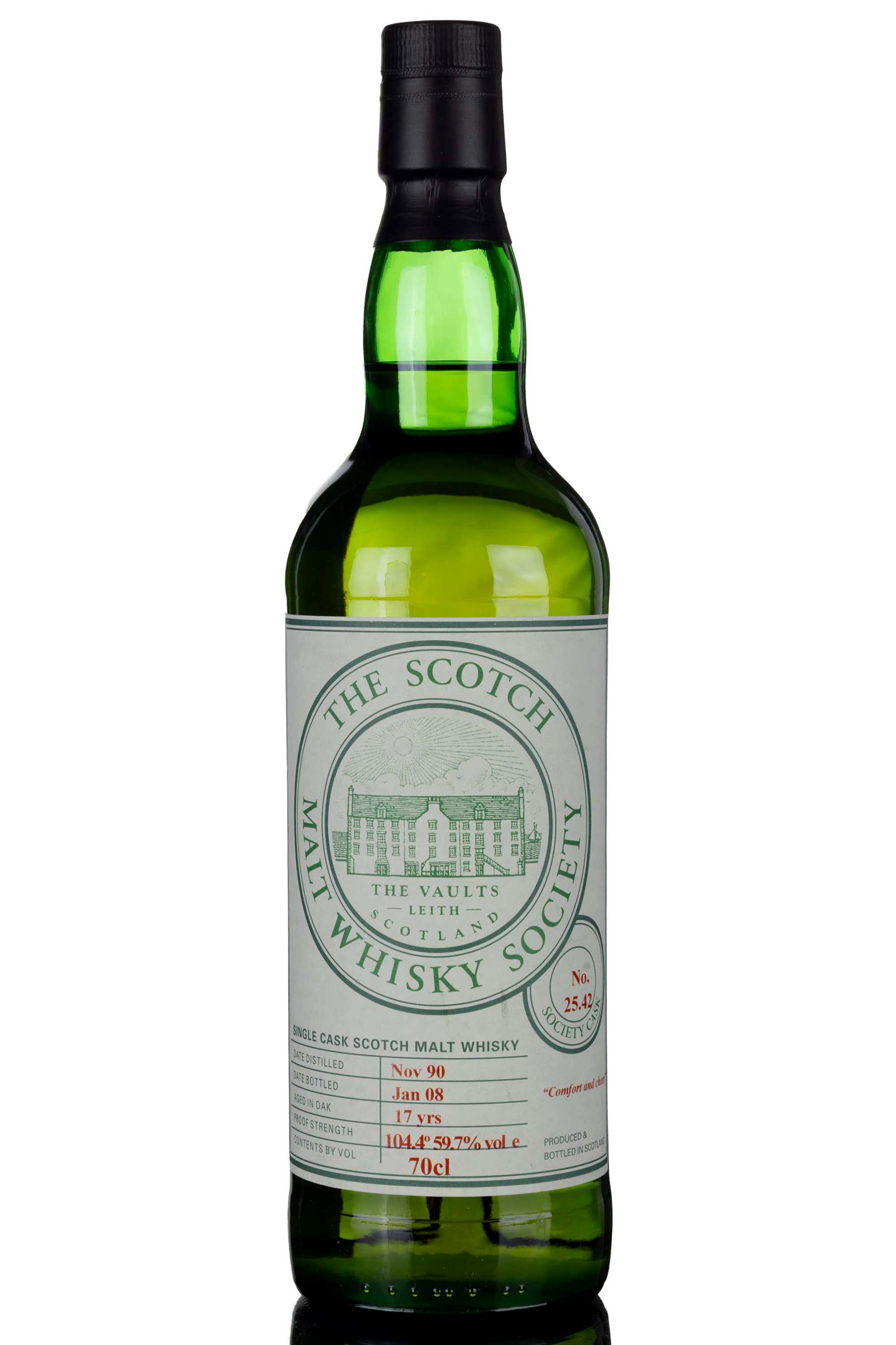 Rosebank 1990-2008 - 17 Year Old - SMWS 25.42 - Comfort & Cheer