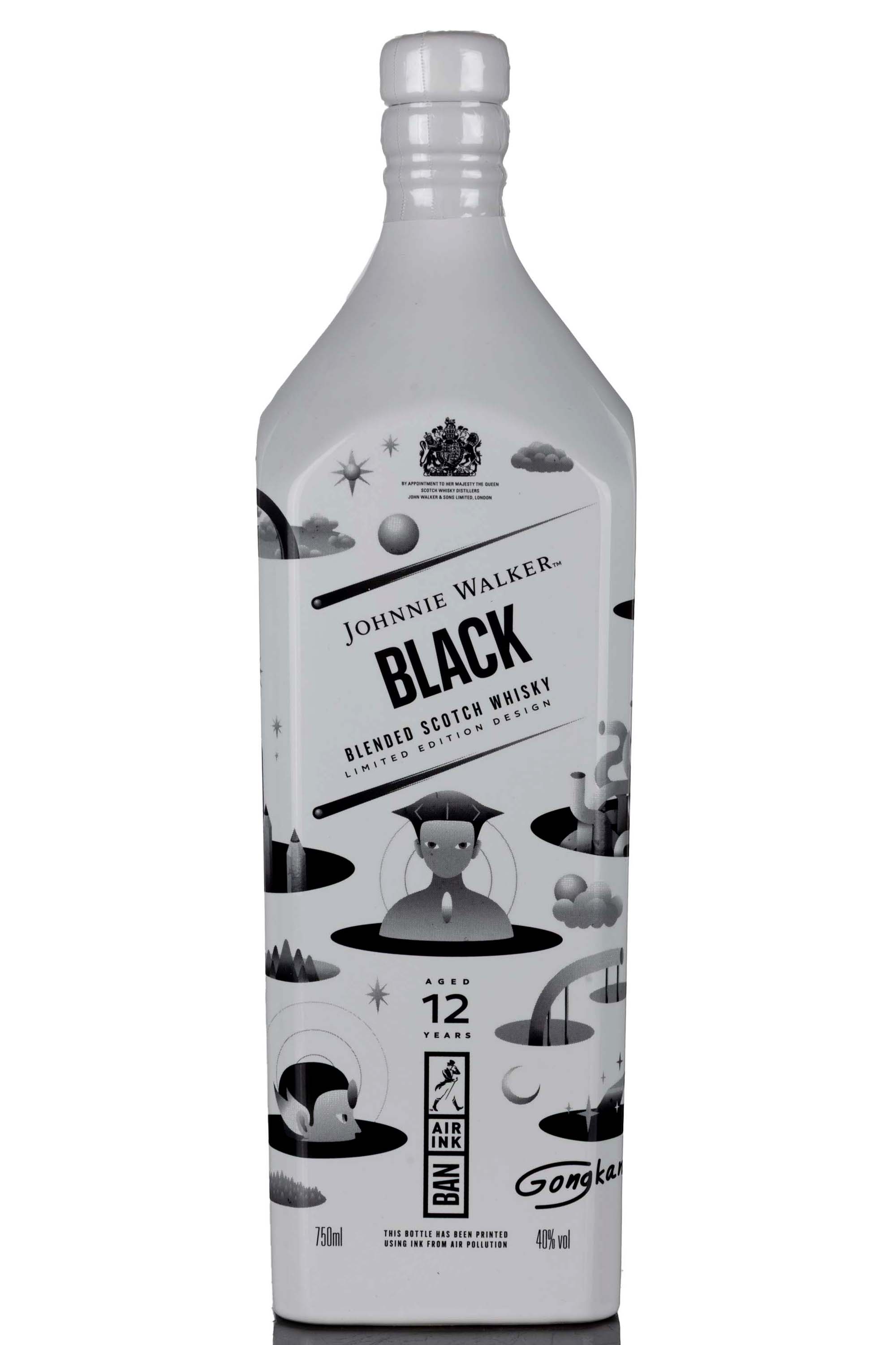 Johnnie Walker 12 Year Old - Black - Air Ink Ban - Bangkok