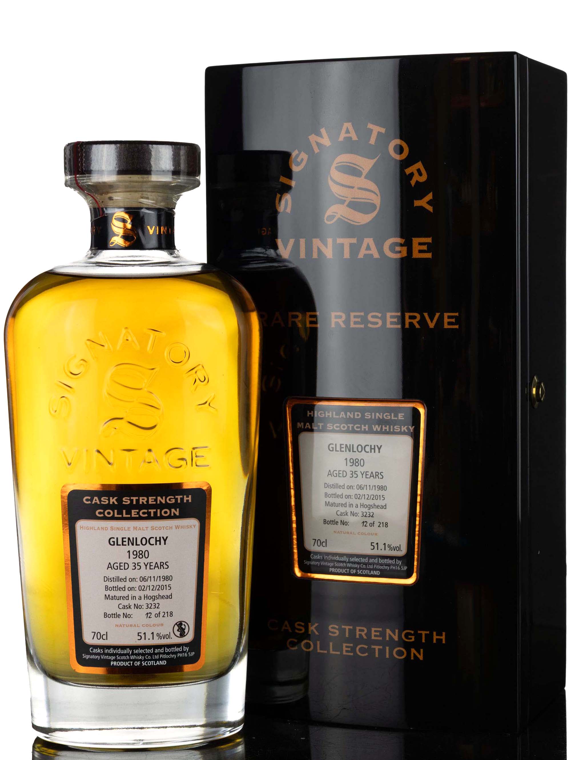 Glenlochy 1980-2015 - 35 Year Old - Signatory Vintage - Cask Strength Collection - Single 